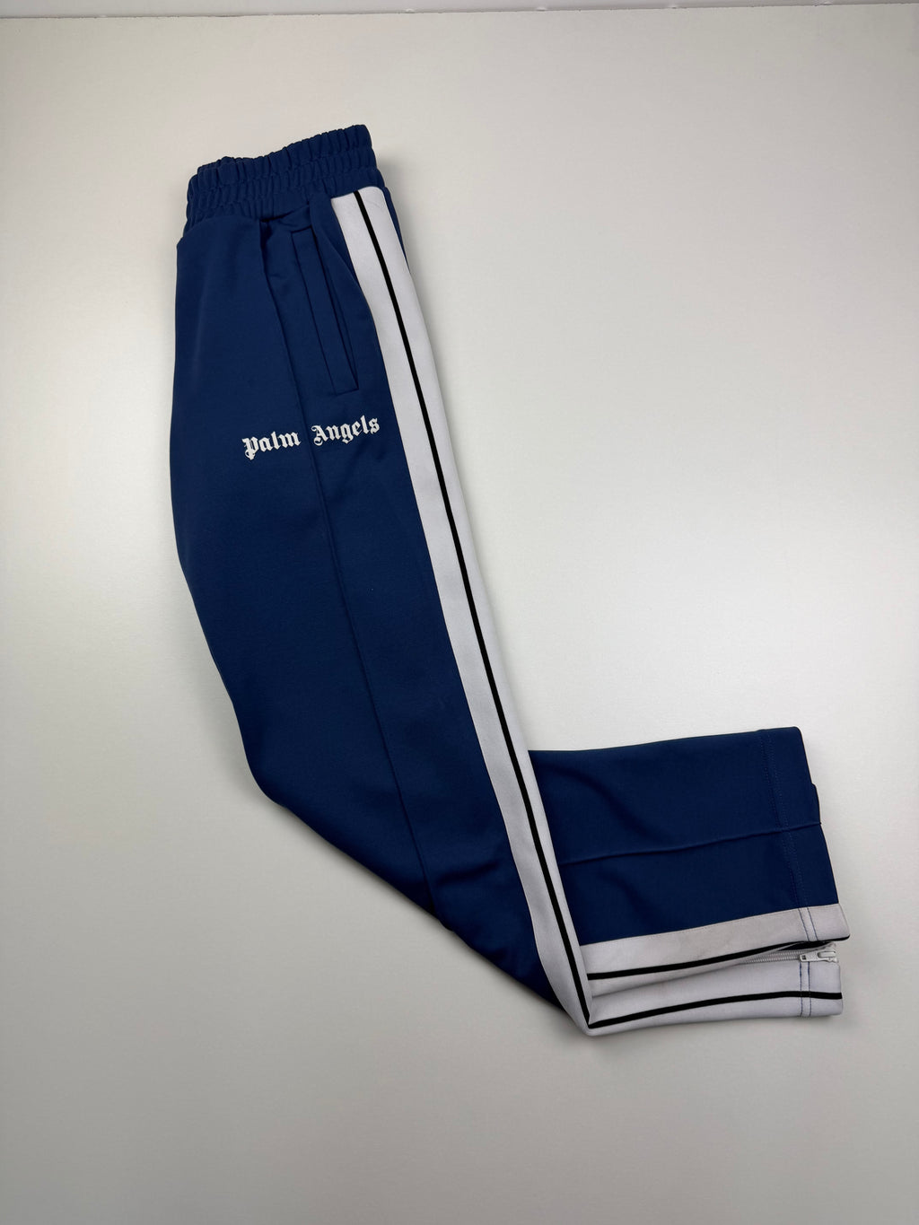 Jogging Palm Angels – Bleu marine – Bandes blanches – Taille S