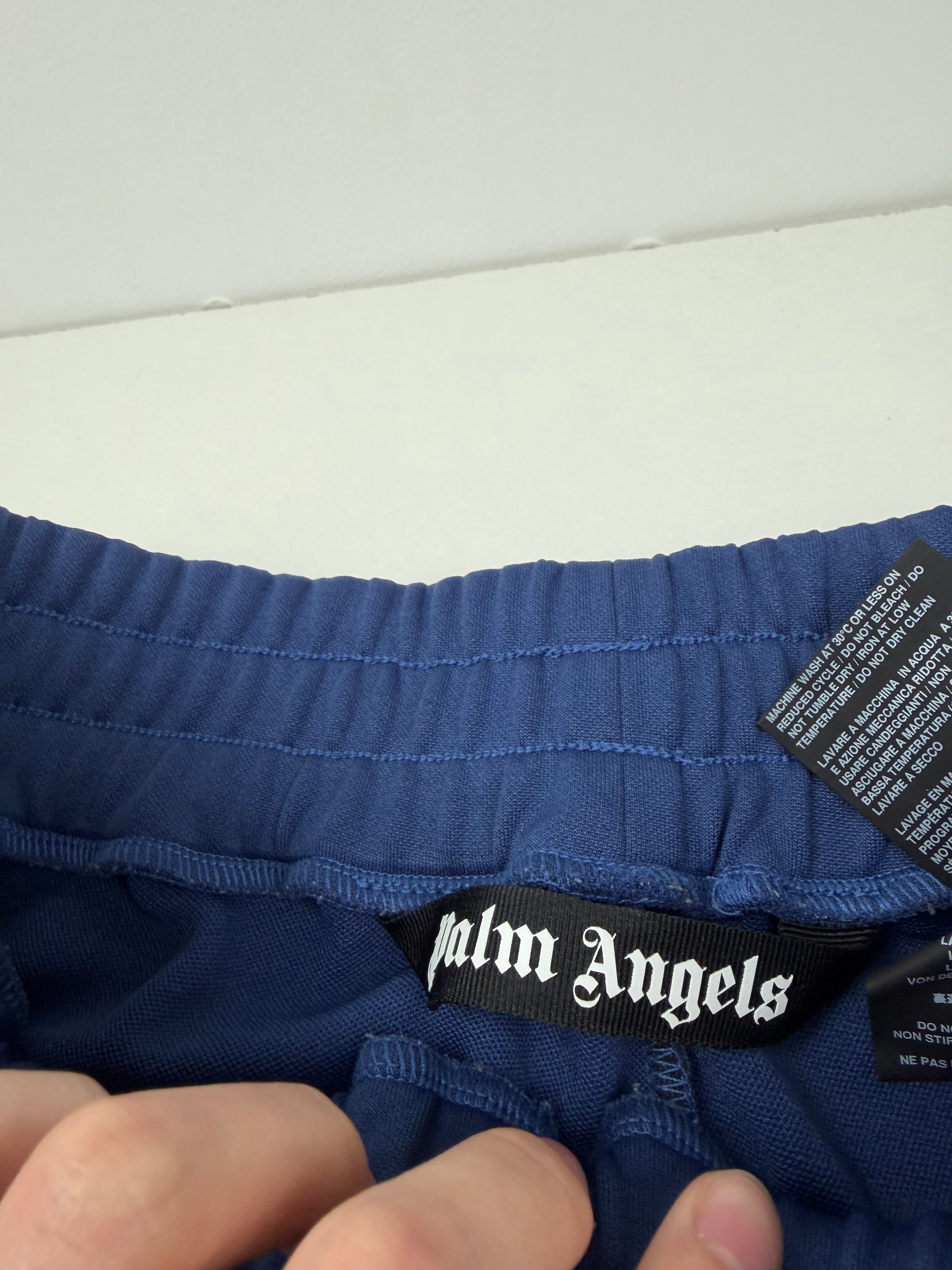 Jogging Palm Angels – Bleu marine – Bandes blanches – Taille S