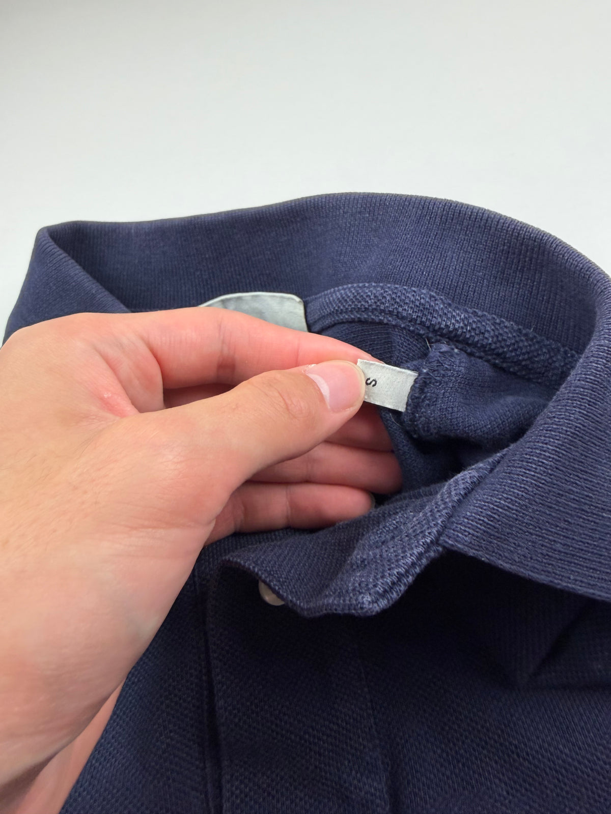 Polo AMI Paris – Taille S – Bleu Marine – Cœur Rouge