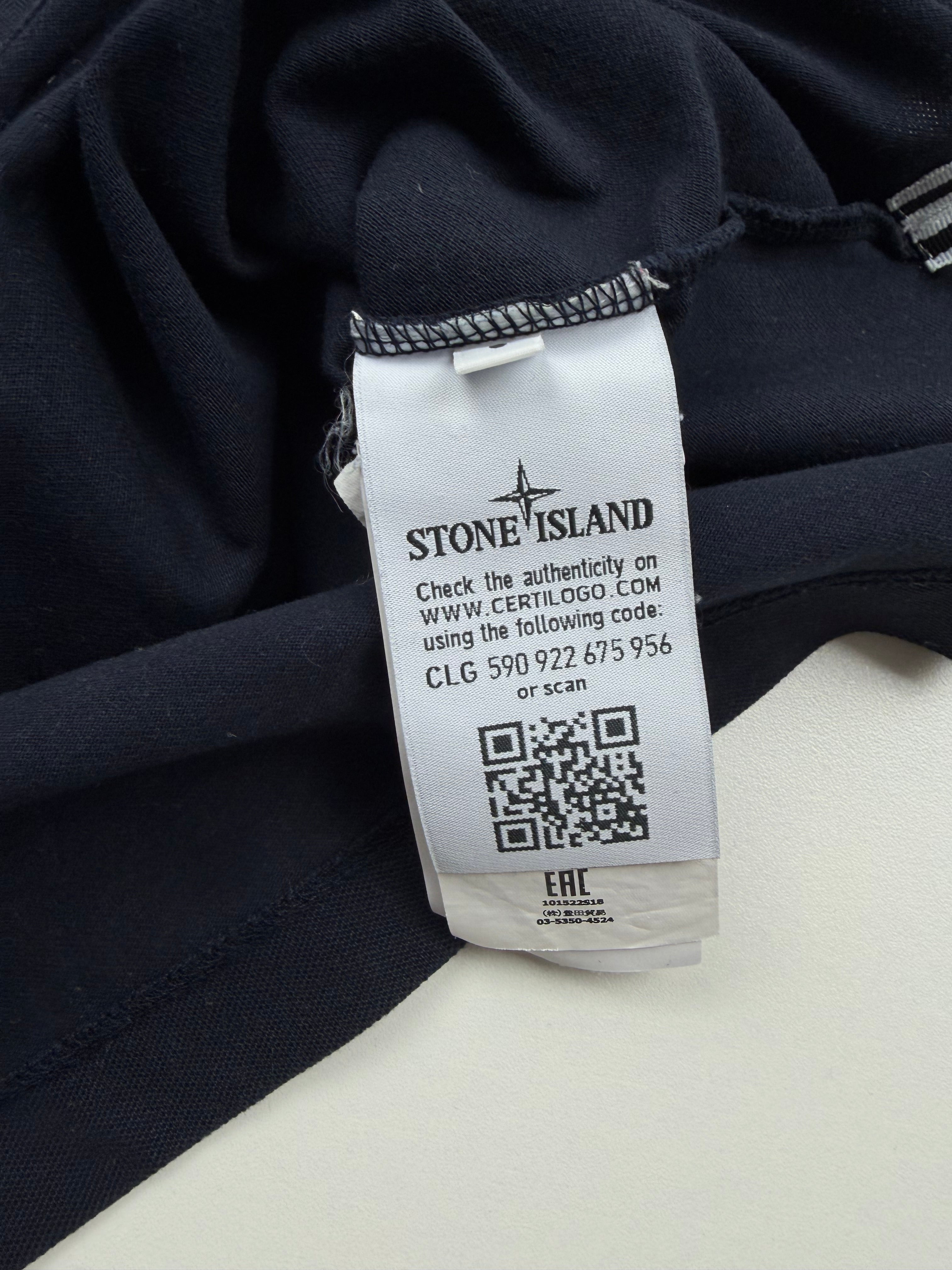 Polo Stone Island – Taille S – Bleu Marine