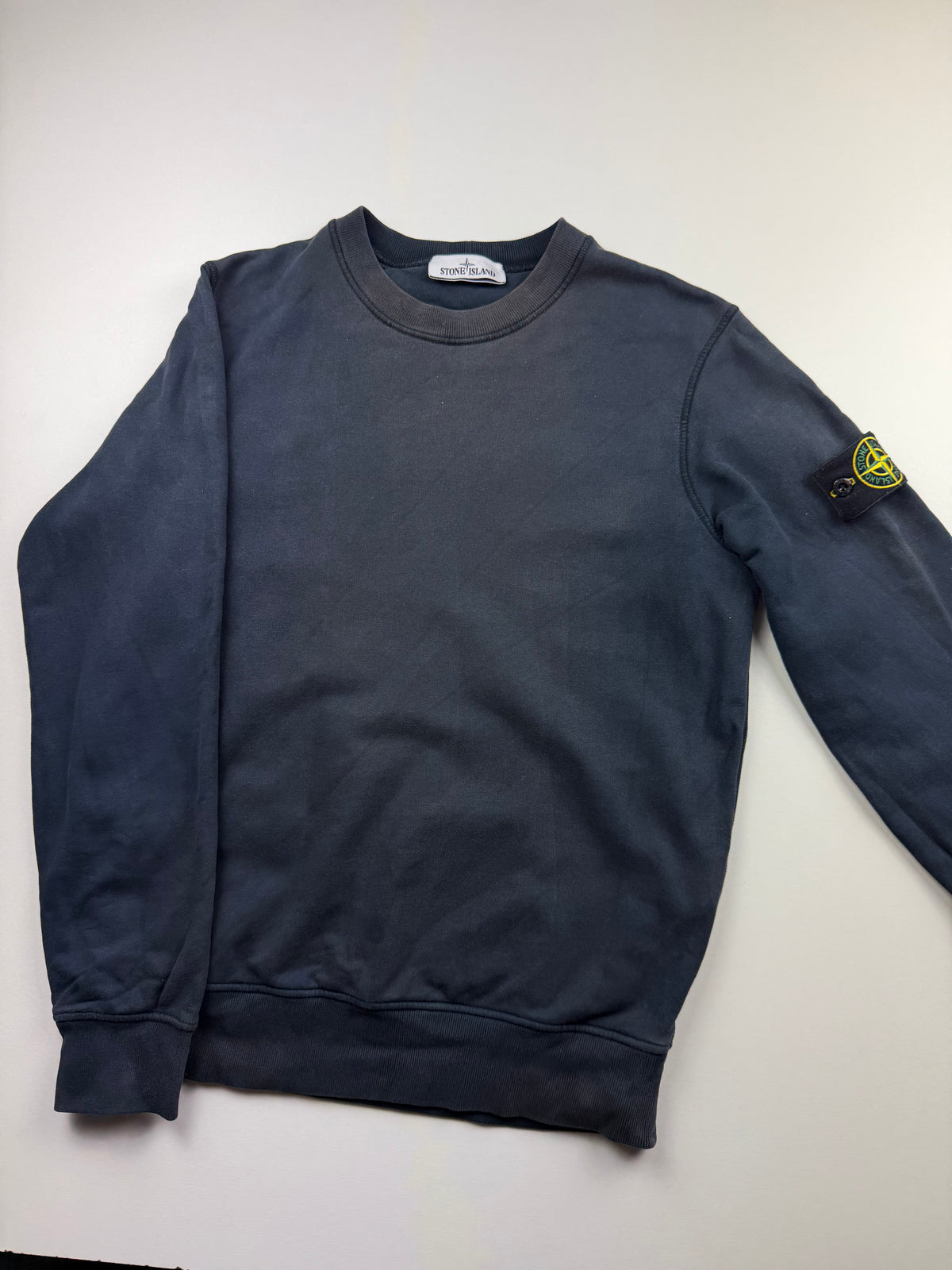 Pull Crewneck Stone Island – Taille S – Bleu Marine