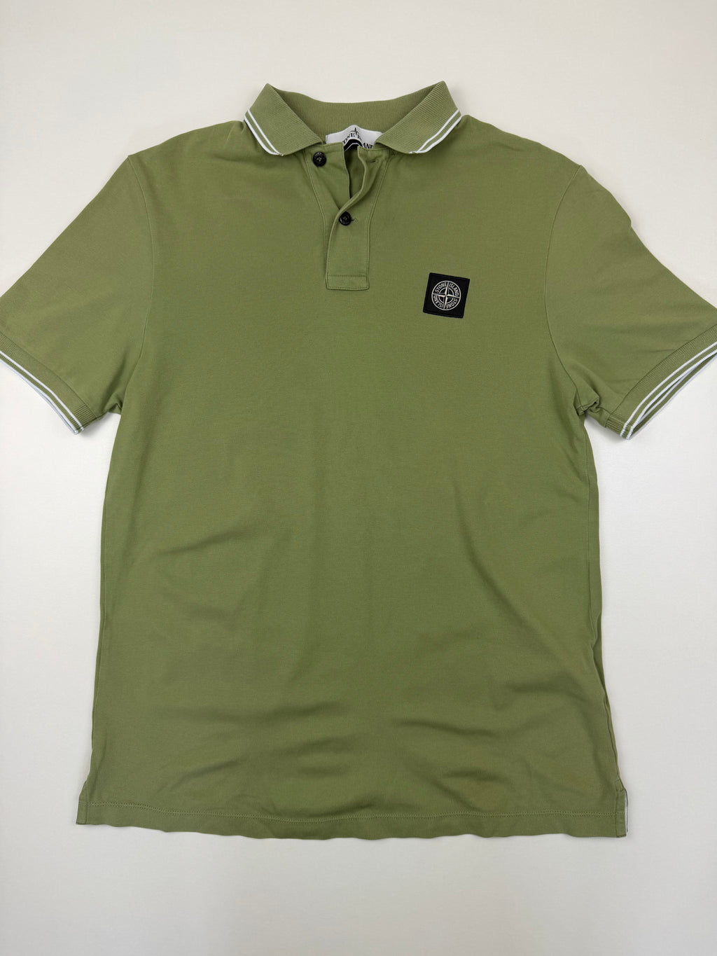 Polo Stone Island – Taille S – Vert Kaki