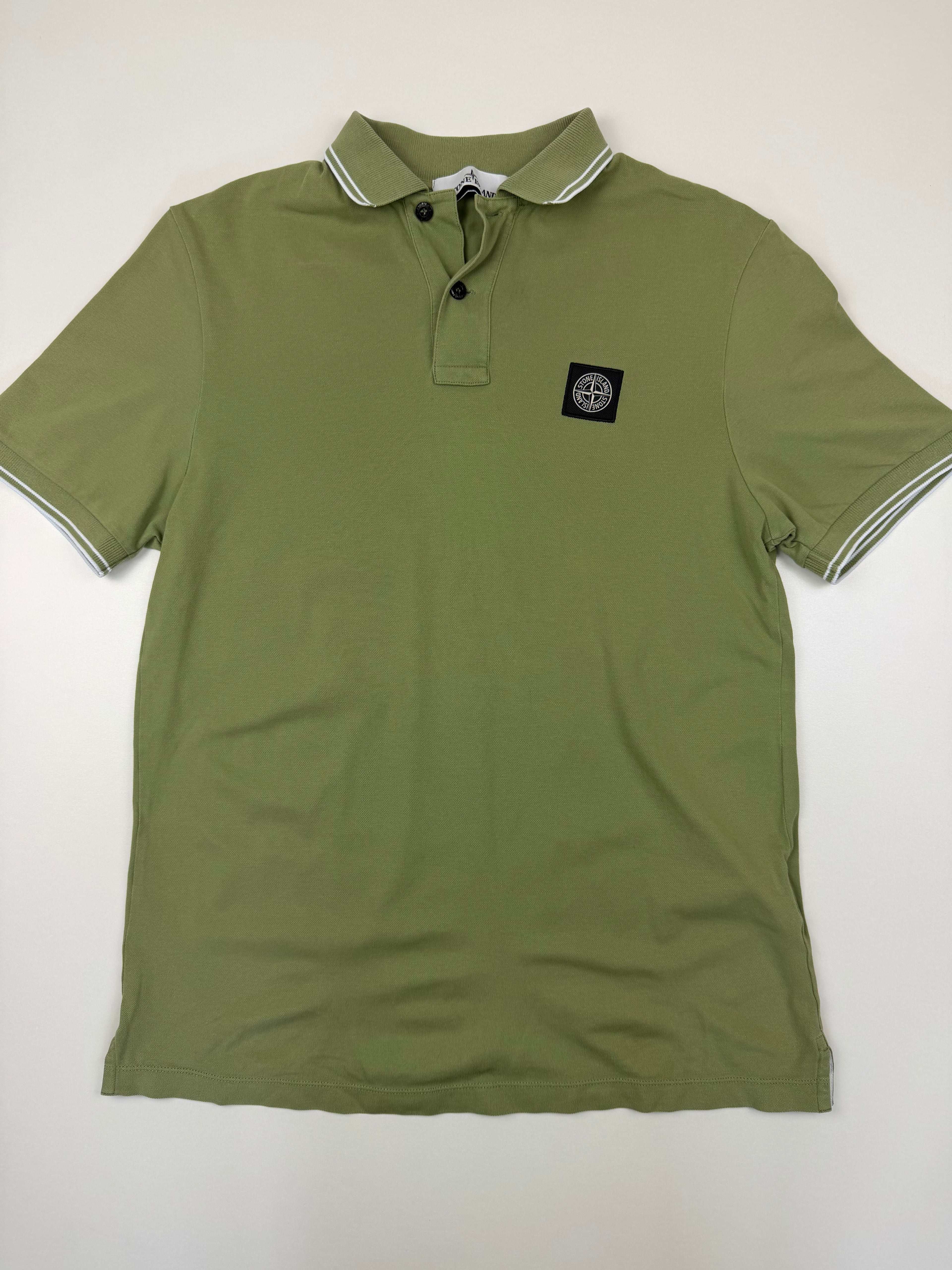 Polo Stone Island – Taille S – Vert Kaki
