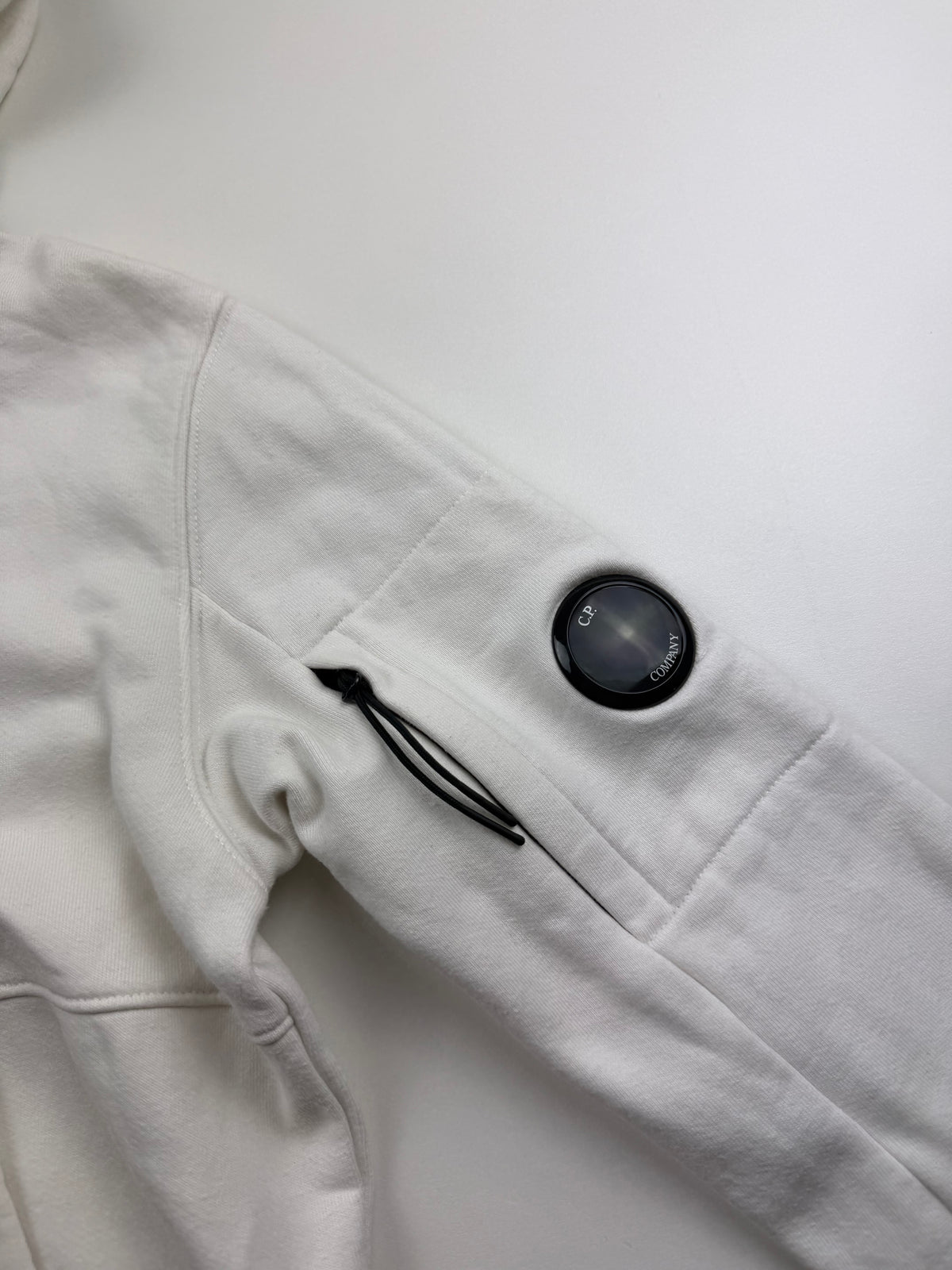 Pull à Capuche C.P. Company – Taille S – Blanc