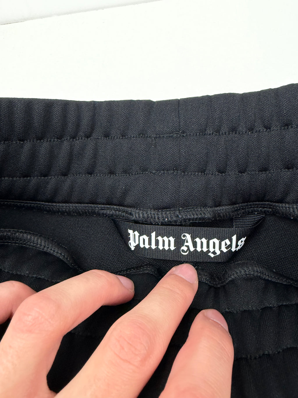 Jogging Palm Angels – Taille XS – Noir avec Bandes Blanches