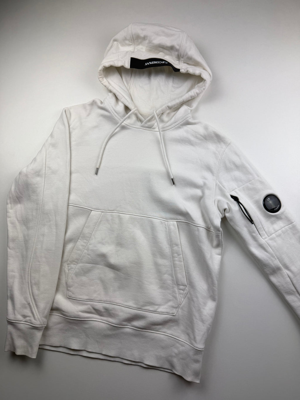 Pull à Capuche C.P. Company – Taille S – Blanc