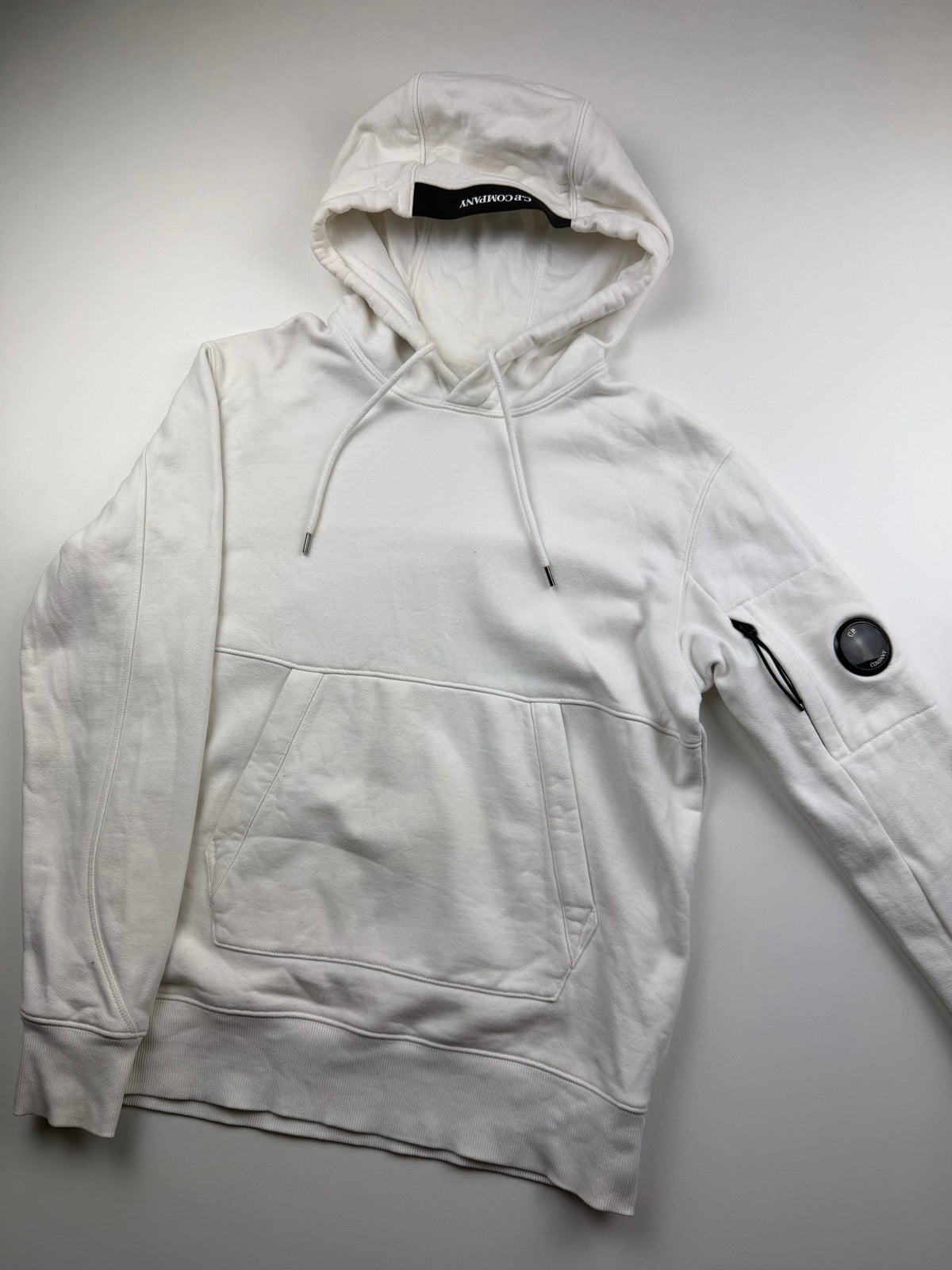 Pull à Capuche C.P. Company – Taille S – Blanc
