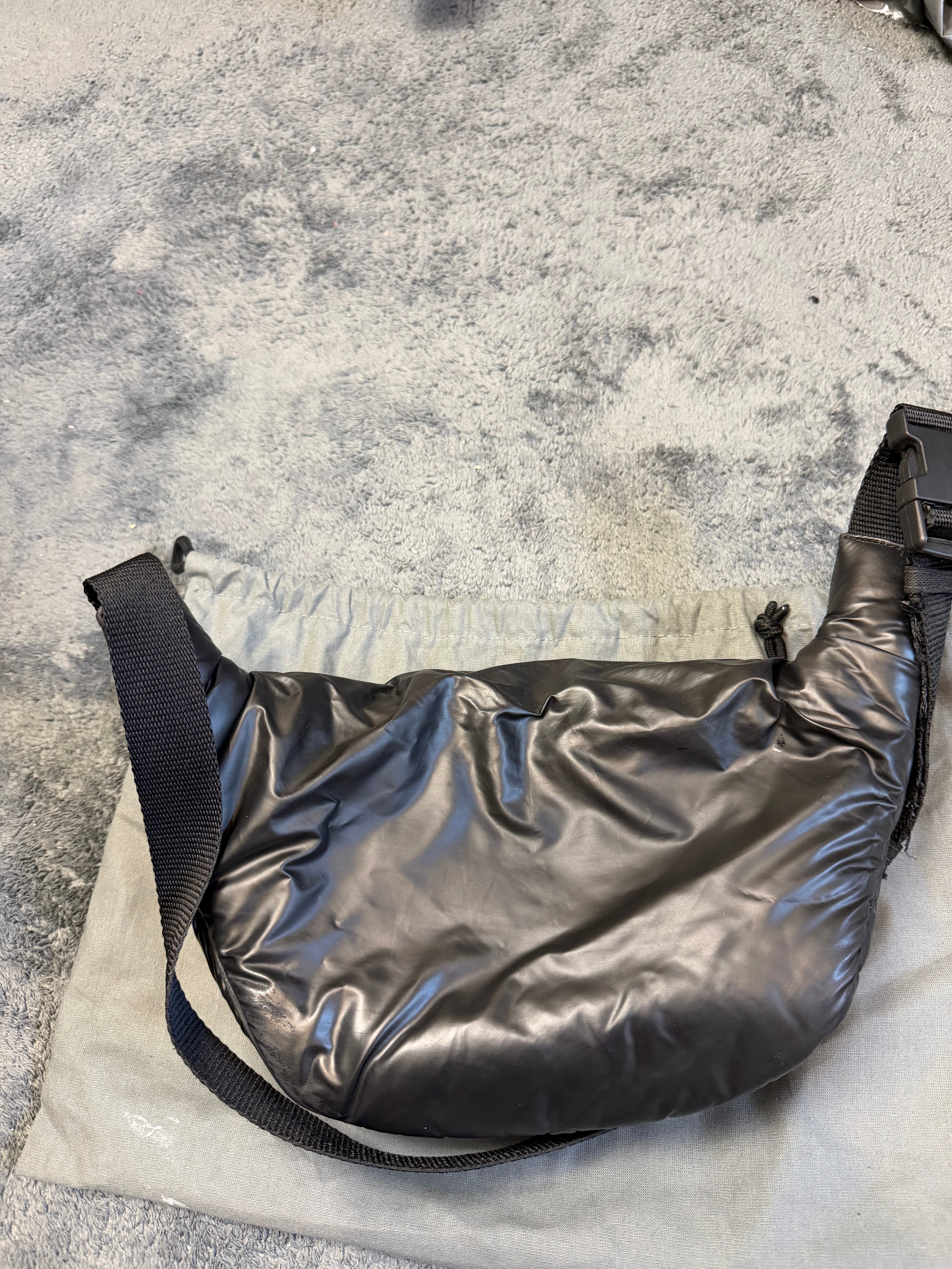 Sac Banane Balenciaga Explorer – Noir – Nylon Matelassé