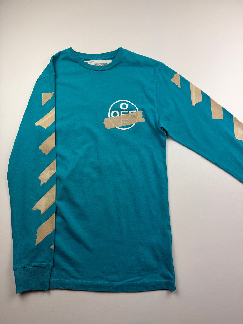 Longsleeve Off-White « Tape Arrows » – Taille XS – Bleu
