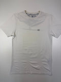 T-shirt C.P. Company – Taille XS – Blanc avec Motif Goggle au Dos