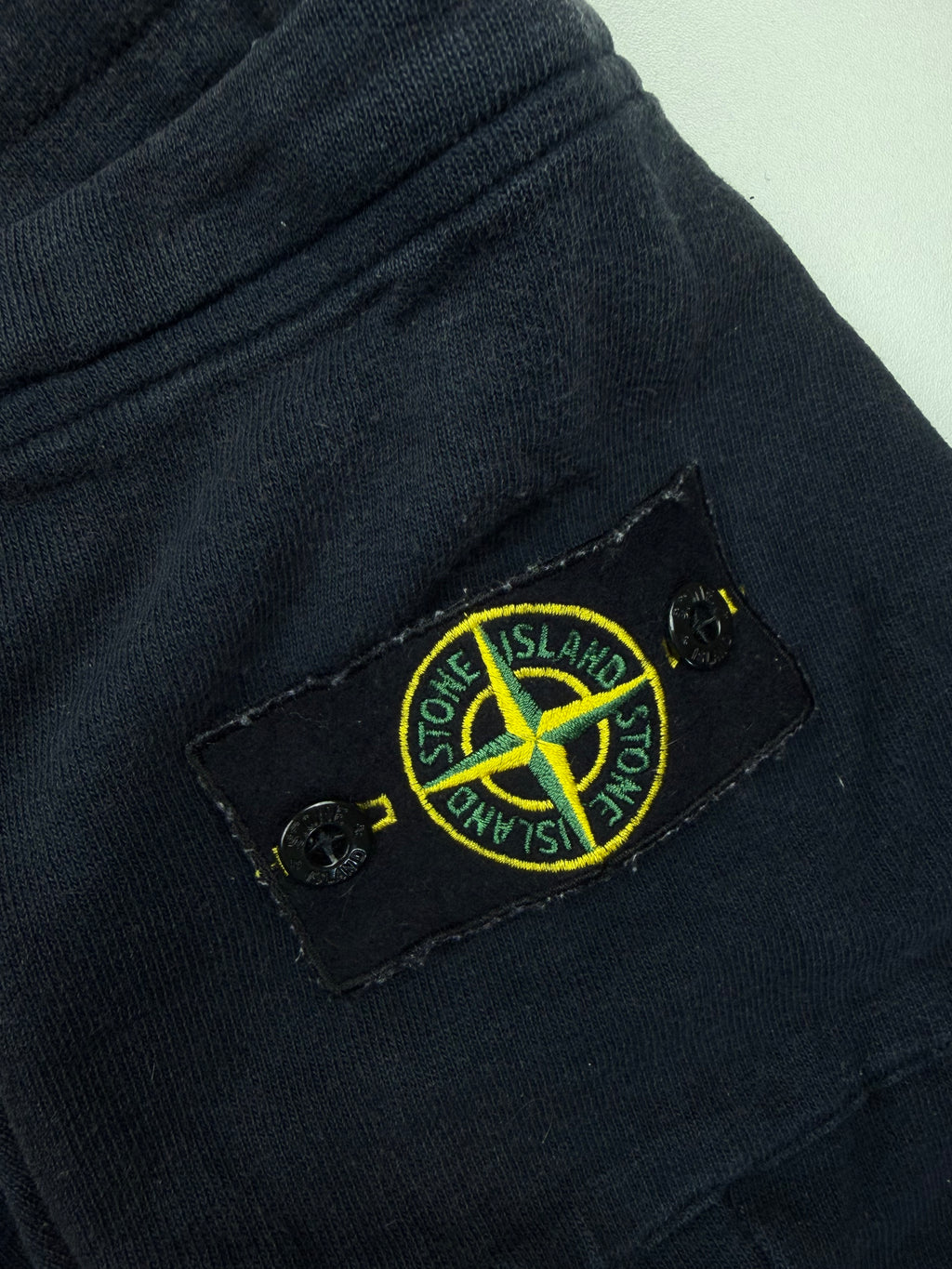 Short Coton Stone Island – Taille L – Bleu Marine