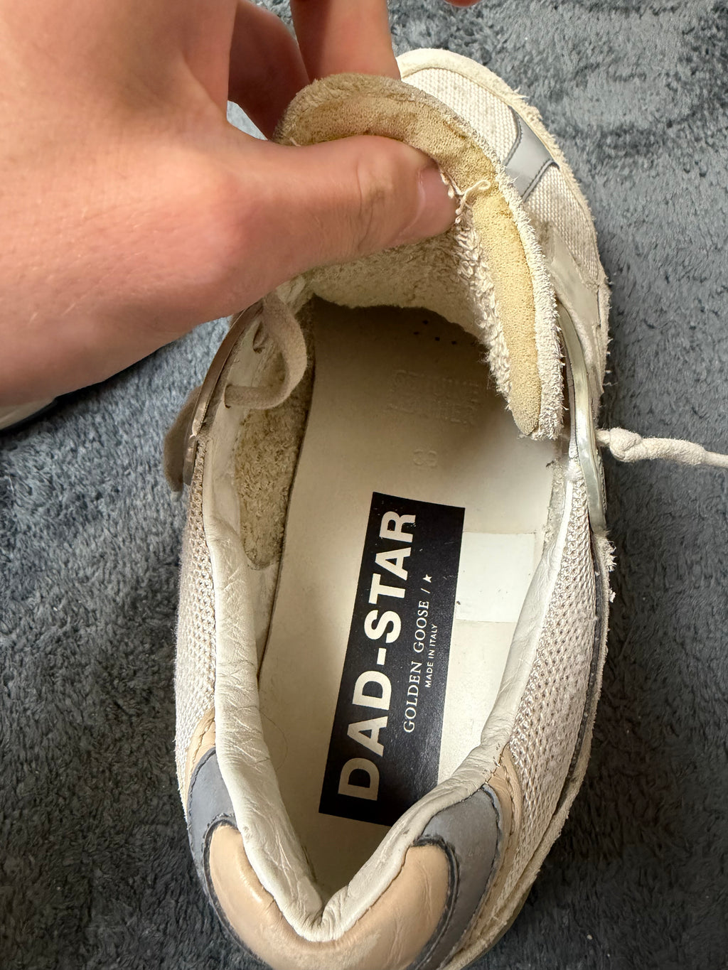 Basket Golden Goose Dad-Star – Taille 39 – Blanches