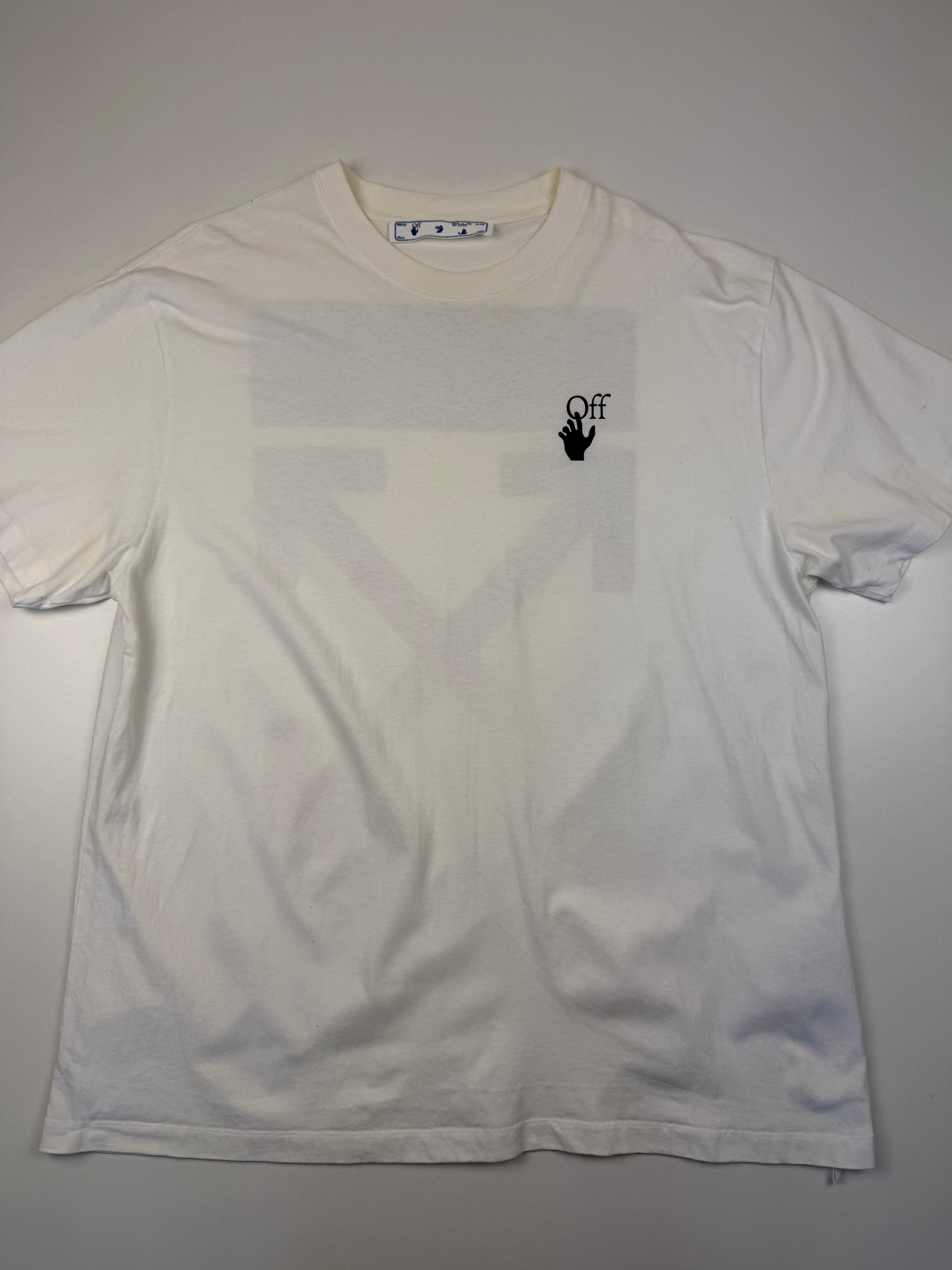 T-shirt Off-White “Flèches Dégradées” – Taille M – Blanc