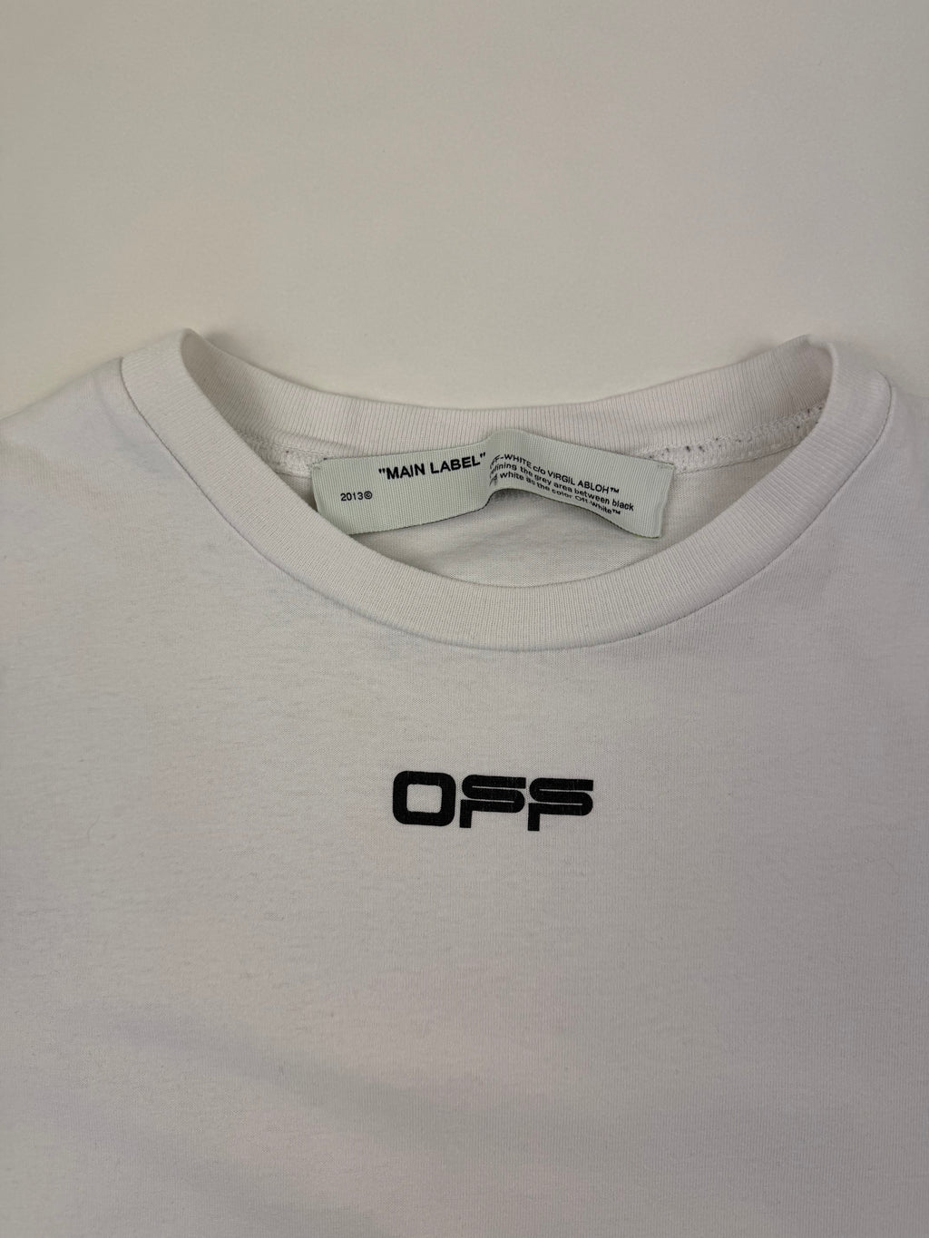 T-shirt Off-White “Airport Tape” – Taille XXS (fit XS) – Blanc