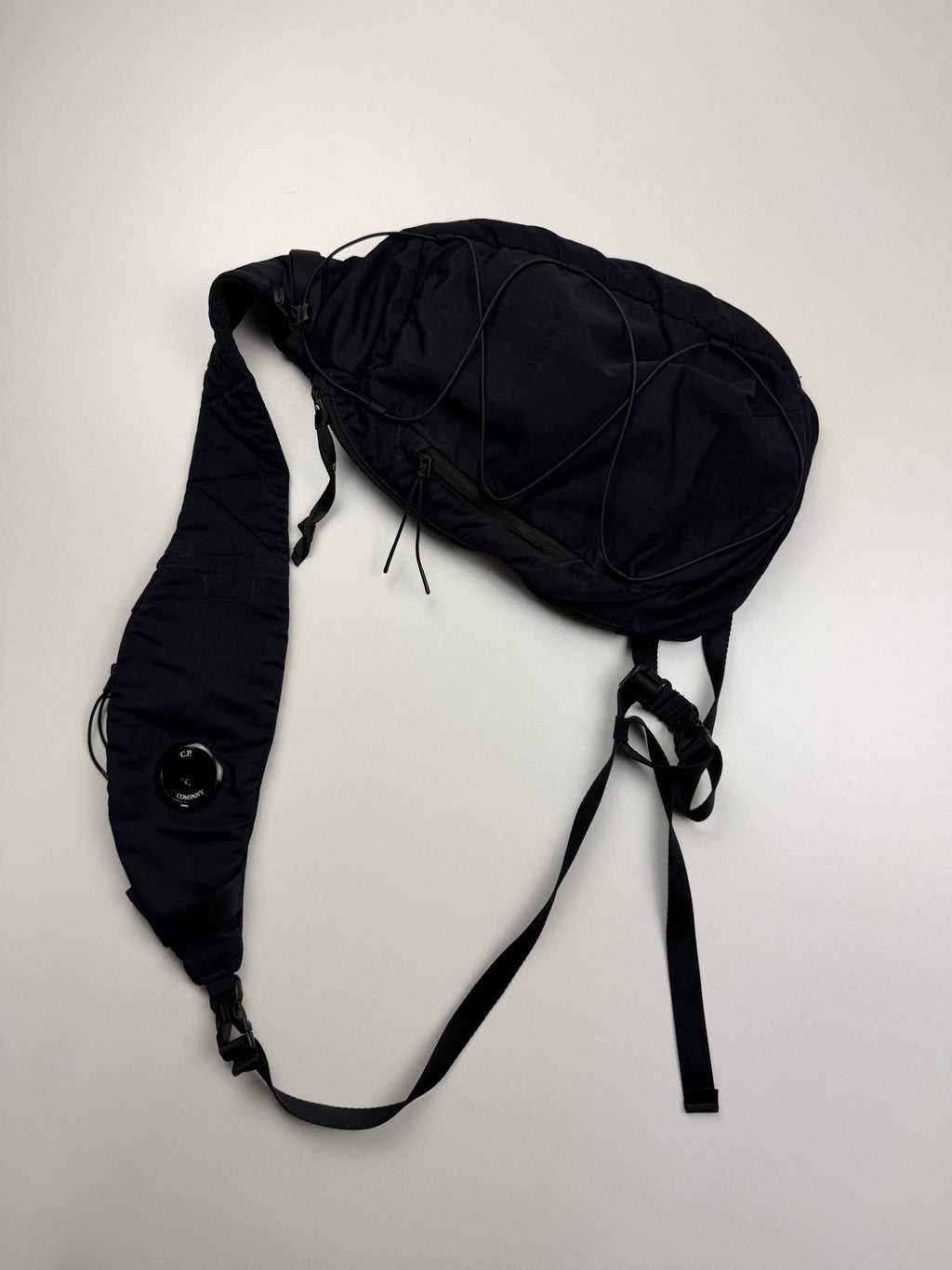Sacoche C.P. Company Guitare – Nylon – Bleu Nuit / Noir
