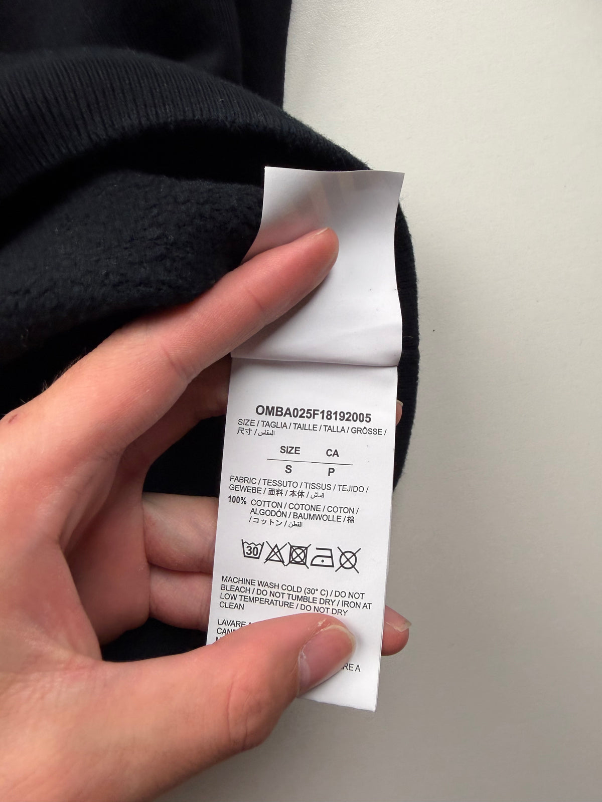 Pull Off-White « Gradient Arrows » – Taille S – Noir