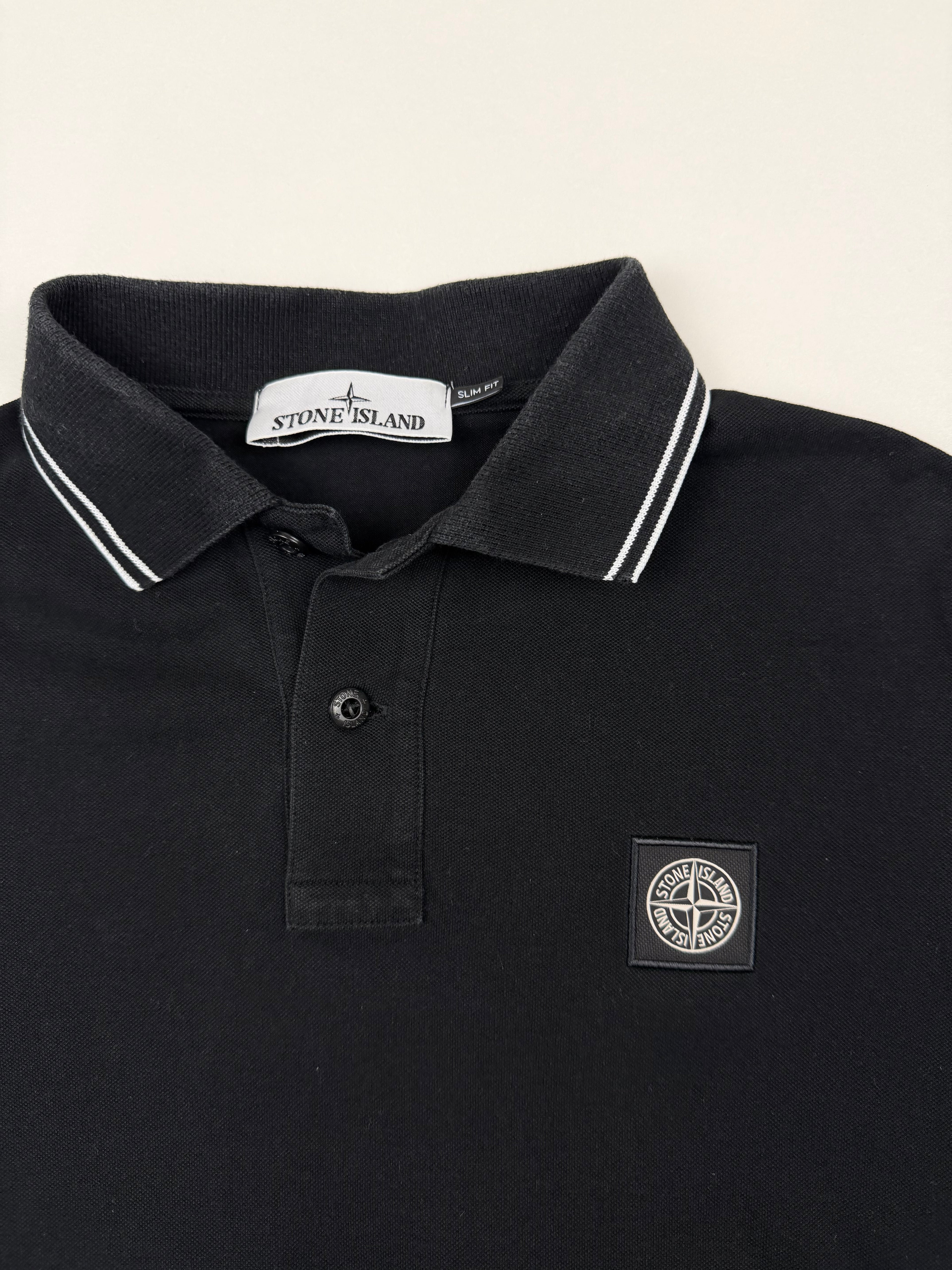 Polo Stone Island – Taille S – Noir