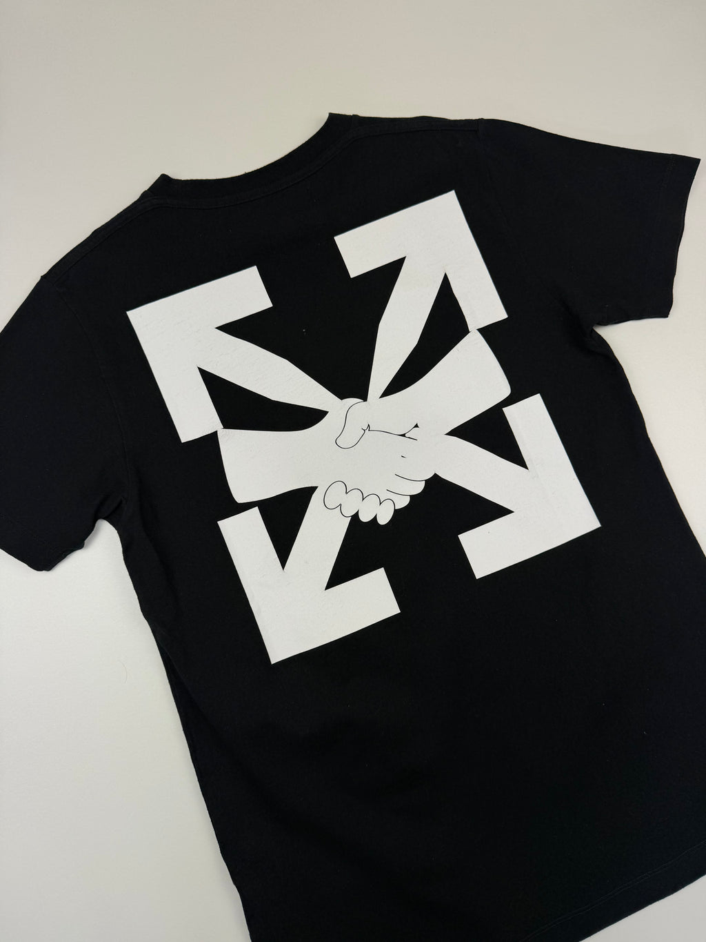 T-shirt Off-White “Agreement” – Taille M – Noir