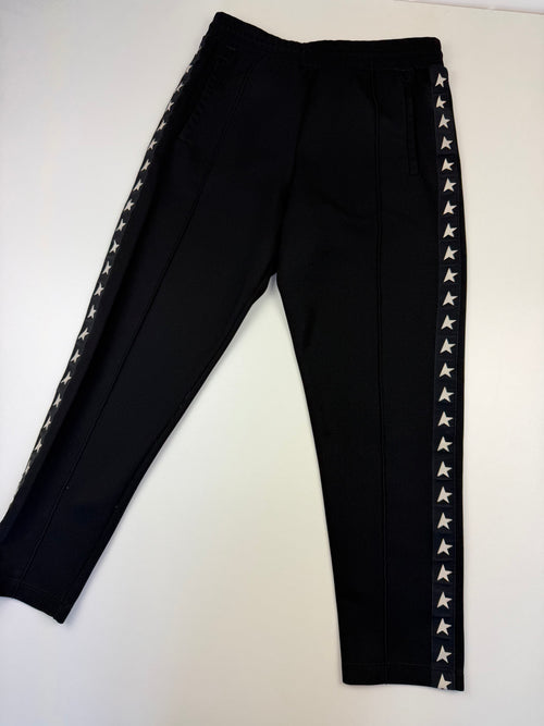 Jogging Golden Goose – Taille M – Noir avec Bandes Côtés Étoiles