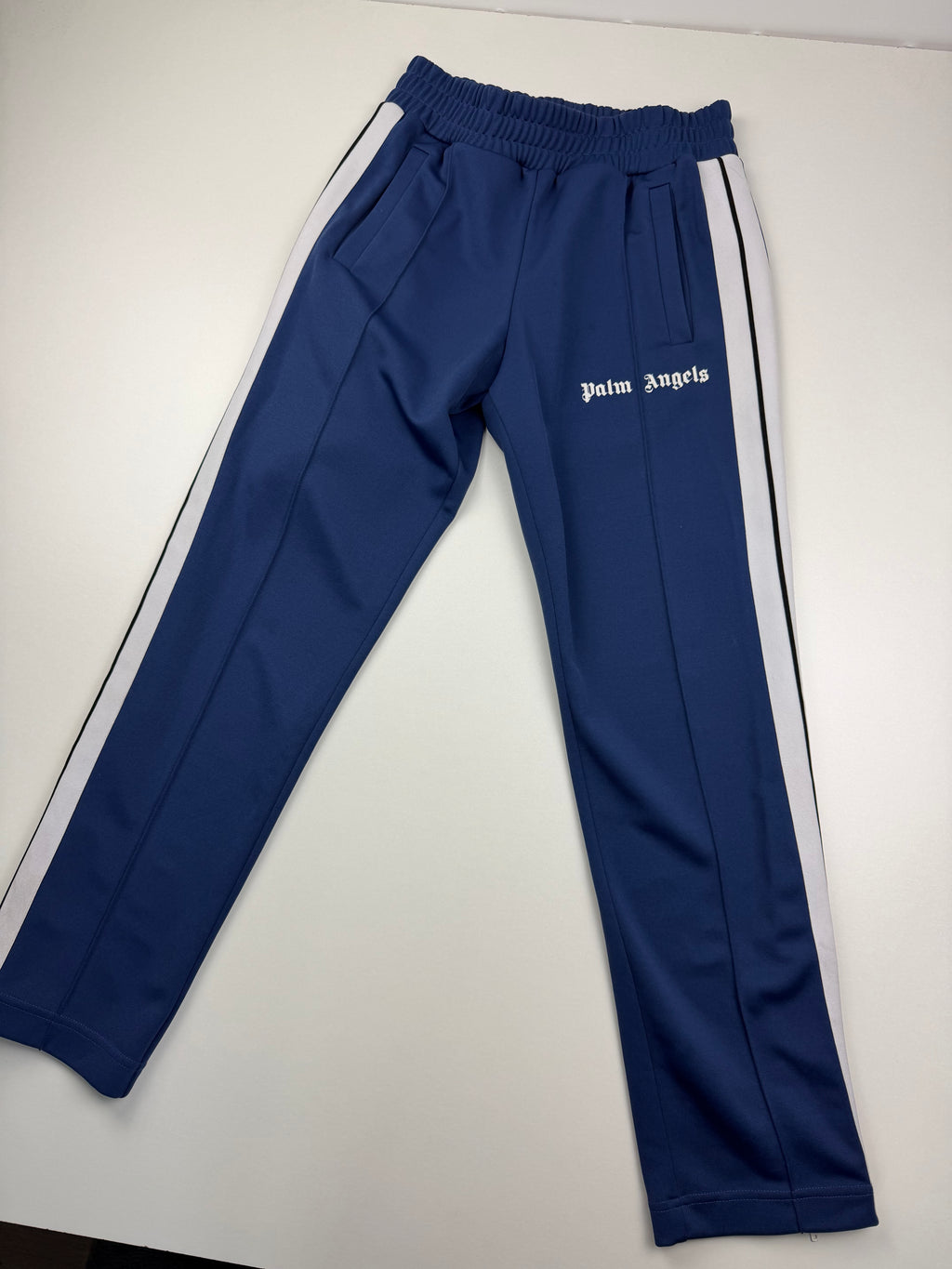 Jogging Palm Angels – Bleu marine – Bandes blanches – Taille S