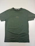 T-shirt Stone Island – Taille M – Kaki avec Motif au Dos