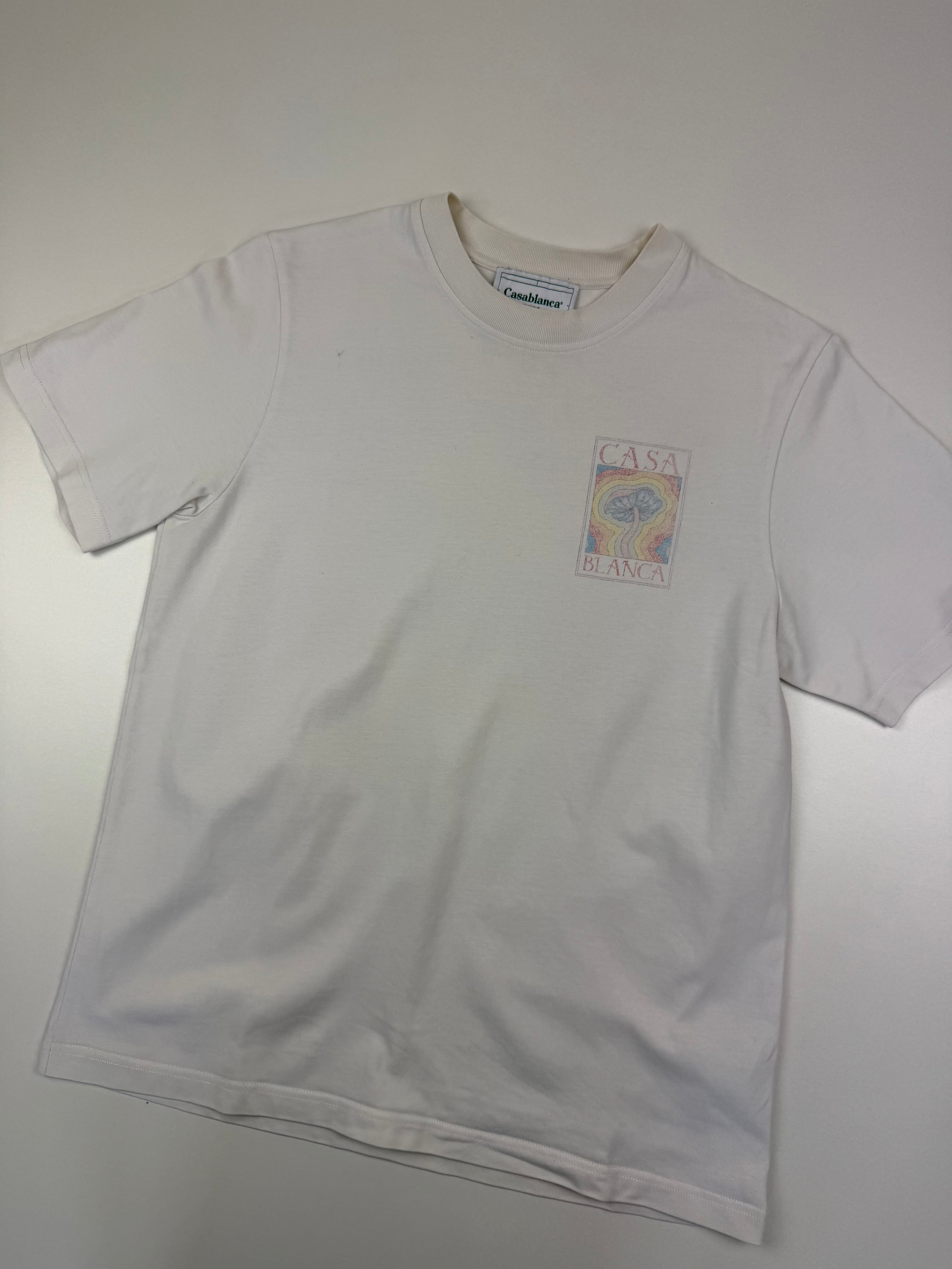 T-shirt Casablanca “Mind Vibrations” – Taille M – Blanc