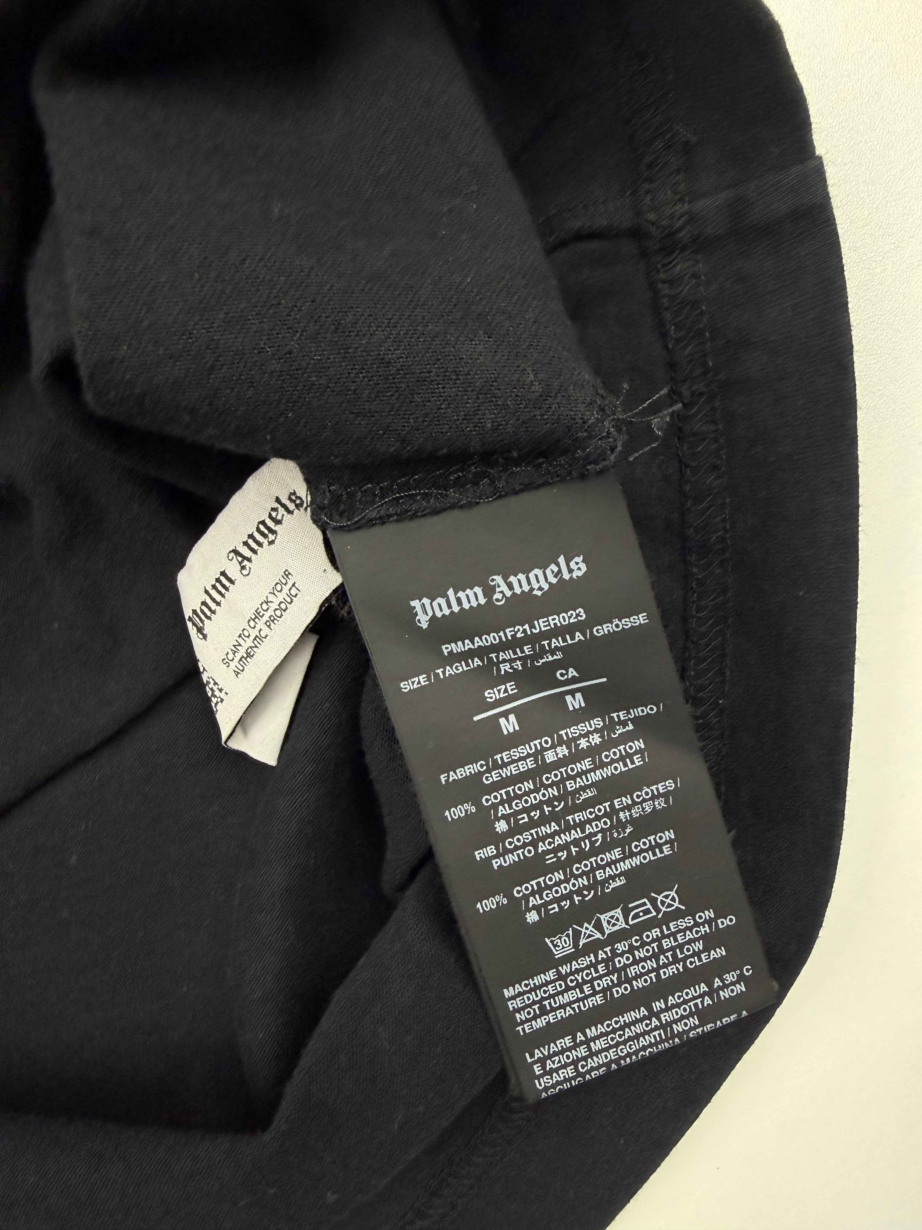 T-shirt Palm Angels “Teddy” – Taille M – Noir