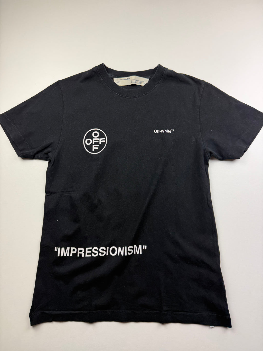 T-Shirt Off-White « Stencil Arrow » Oversized – Taille S – Noir