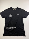 T-Shirt Off-White « Stencil Arrow » Oversized – Taille S – Noir