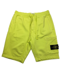Short Stone Island – Taille M – Jaune Fluo en Coton