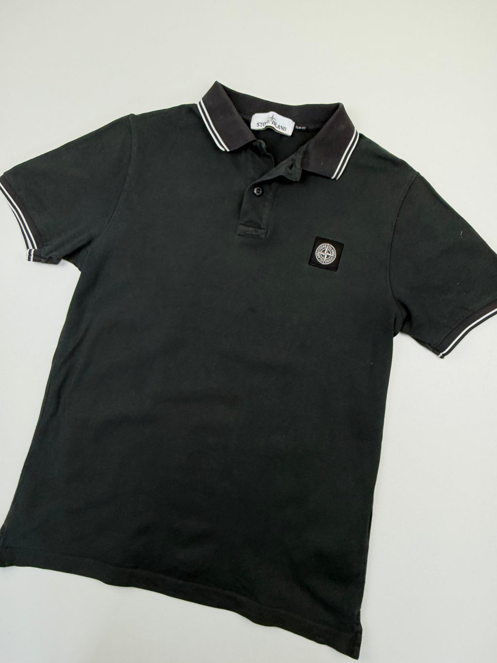 Polo Stone Island – Taille M – Vert Foncé
