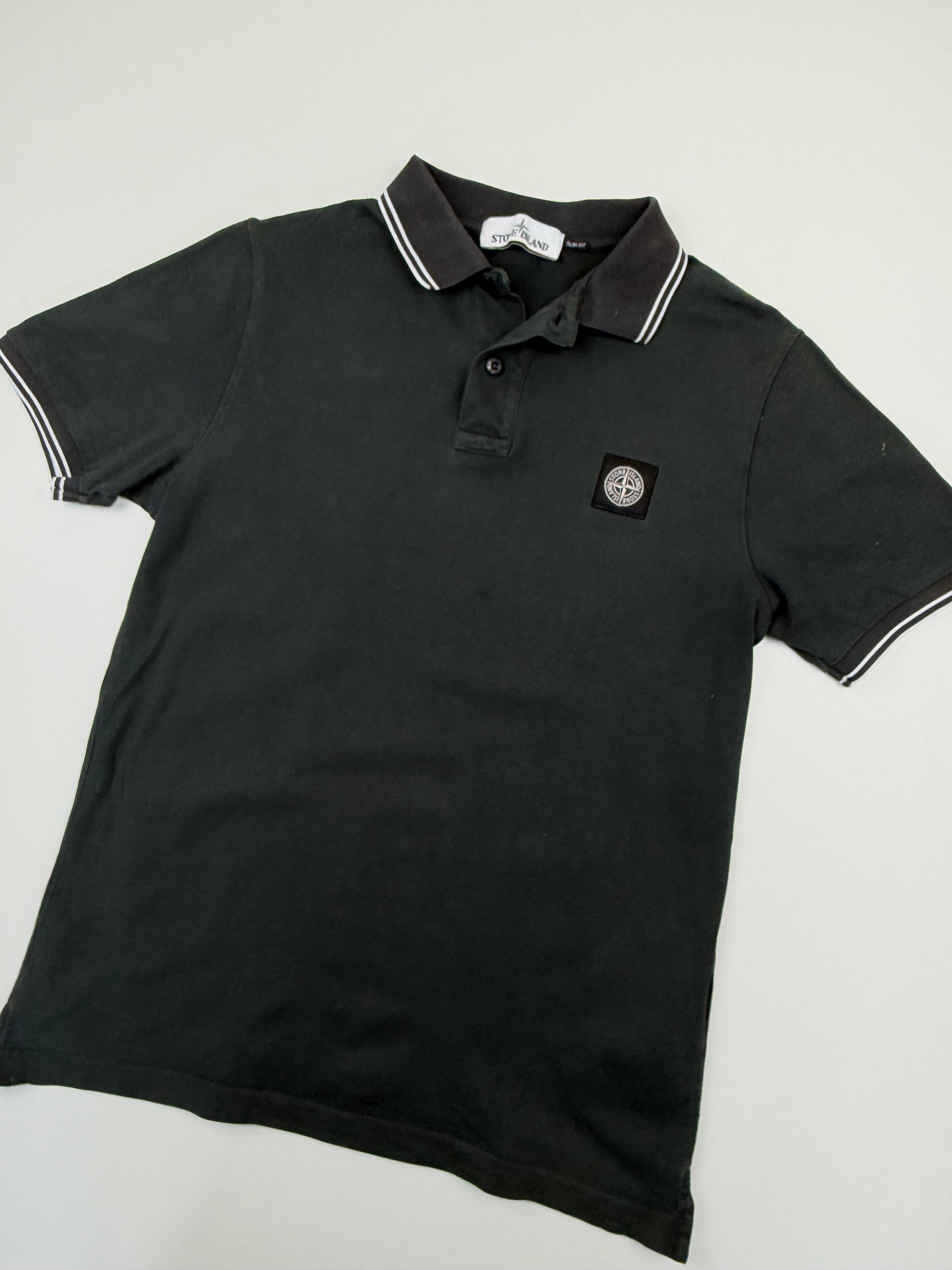 Polo Stone Island – Taille M – Vert Foncé