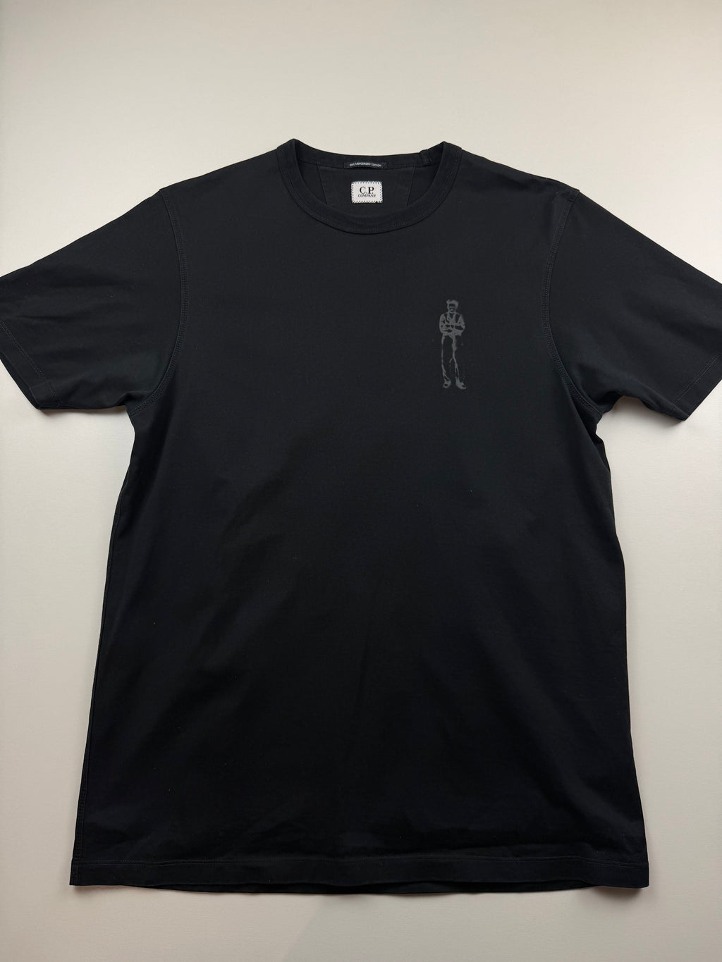T-Shirt C.P. Company « Mercerized Jersey Logo » – Taille L – Noir
