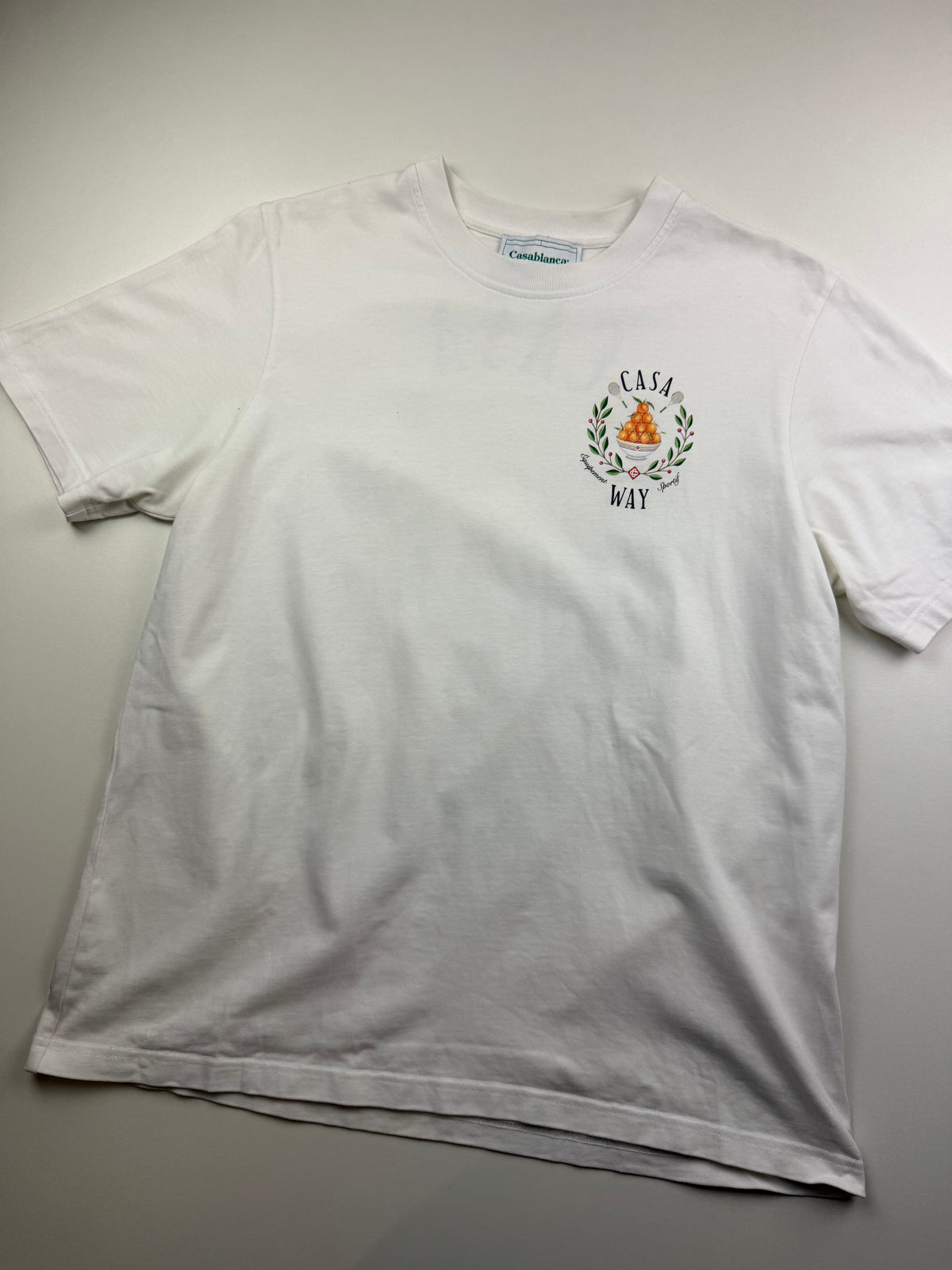 T-Shirt Casablanca « Casa Way » – Taille XL – Blanc