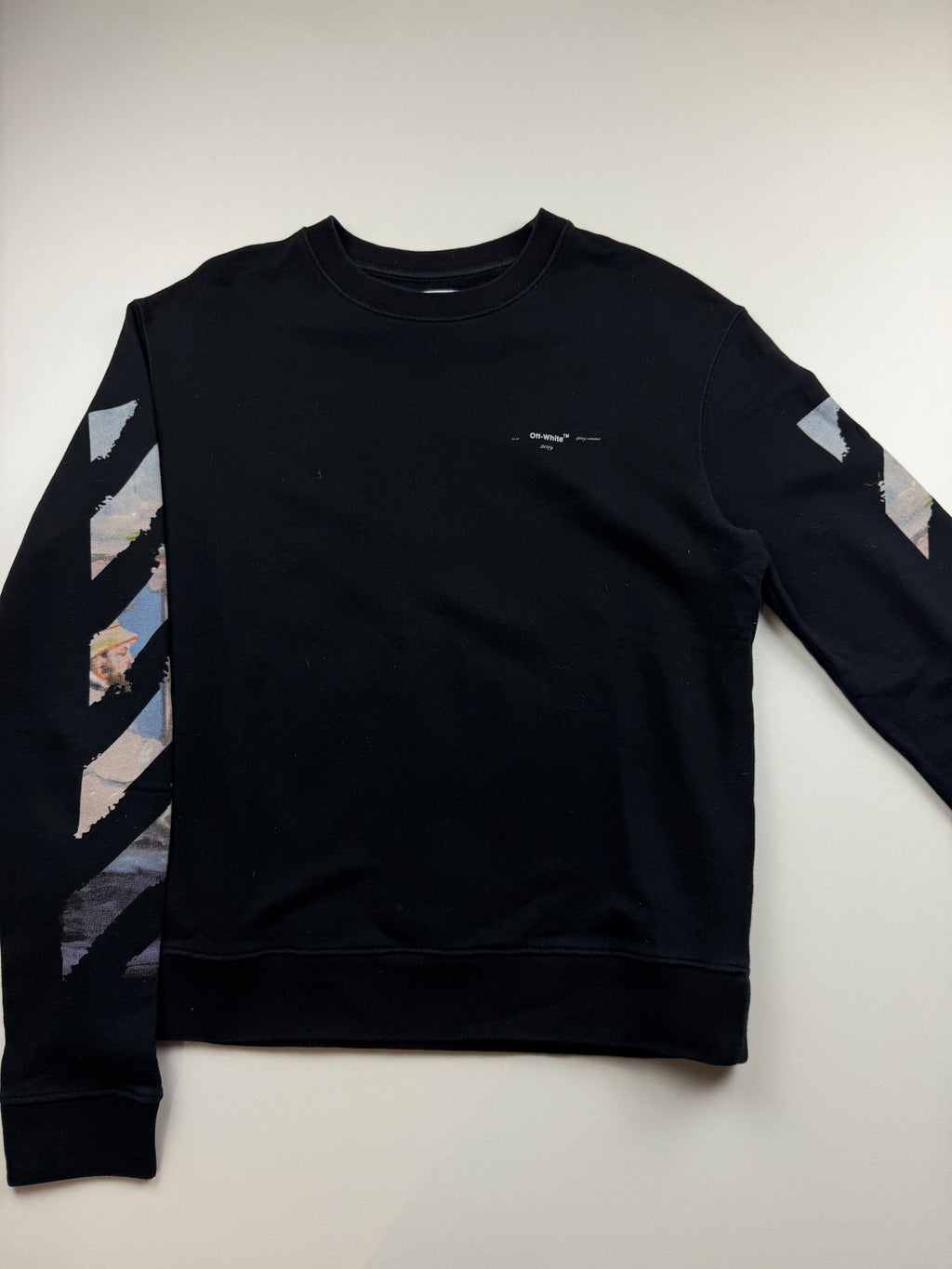 Sweatshirt Off-White « Diag Colored Arrows » – Taille L – Noir