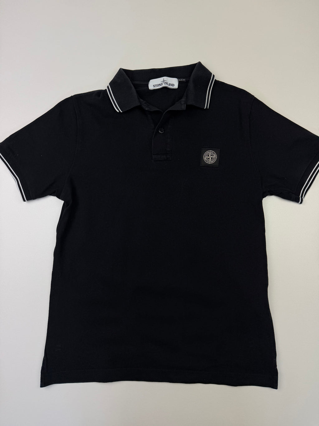 Polo Stone Island – Taille S – Noir