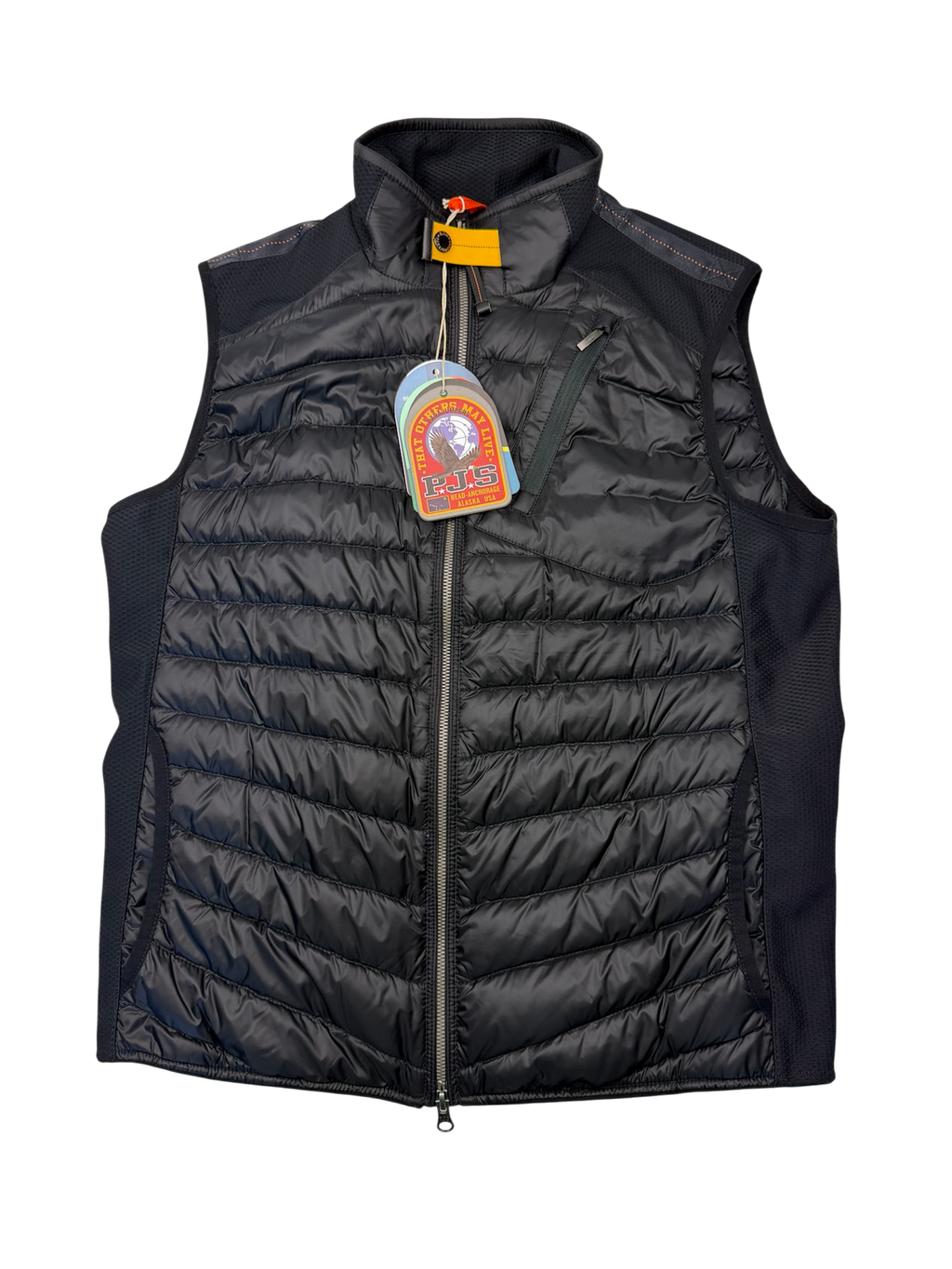 Veste sans manches Parajumpers “Zavier Hybride Warm Up” – Taille M – Noir – Neuve avec Étiquette