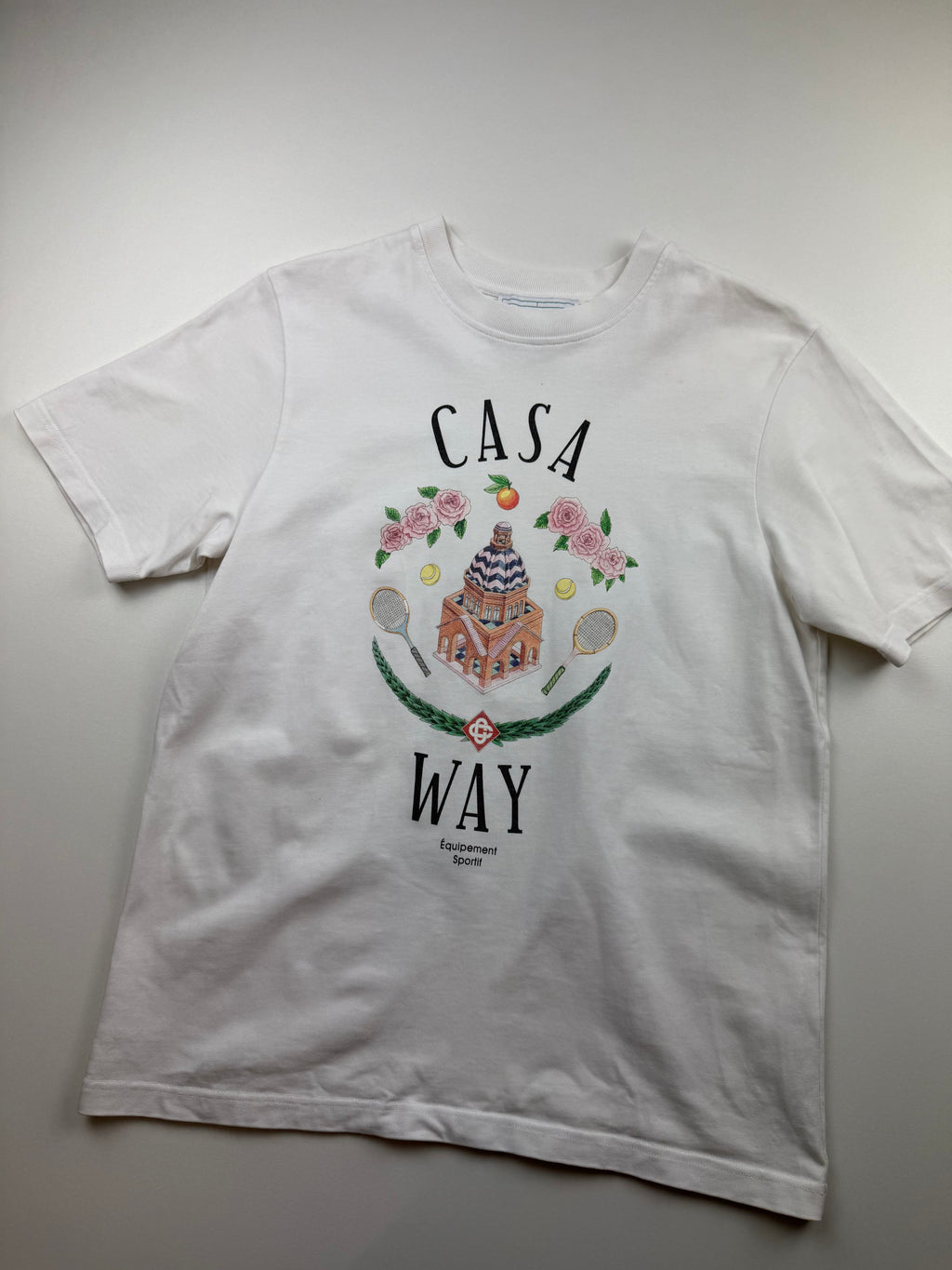 T-Shirt Casablanca « Casa Way » – Taille S – Blanc