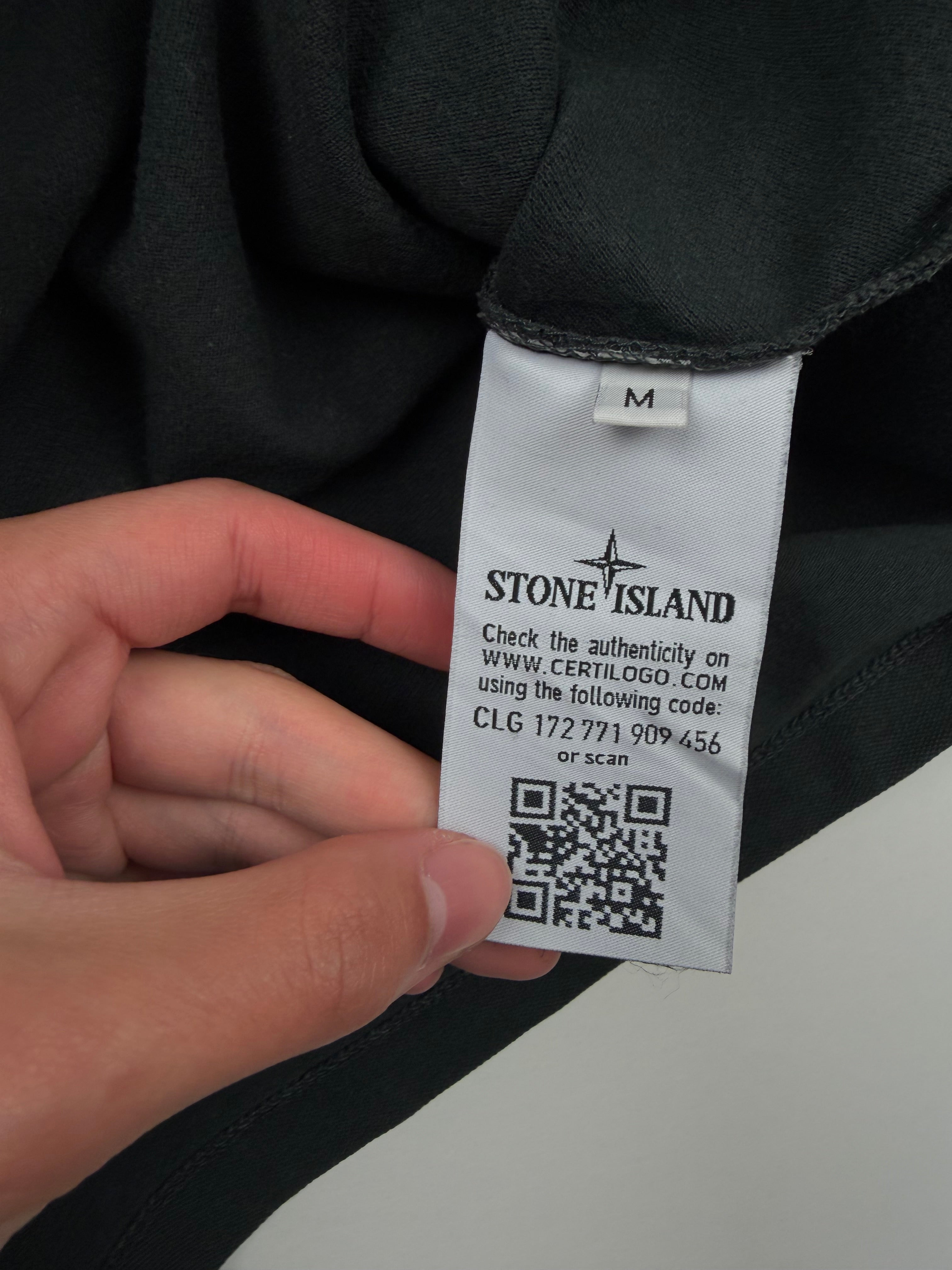 Polo Stone Island – Taille M – Vert Foncé
