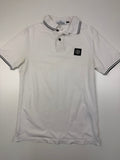 Polo Stone Island – Taille M – Blanc
