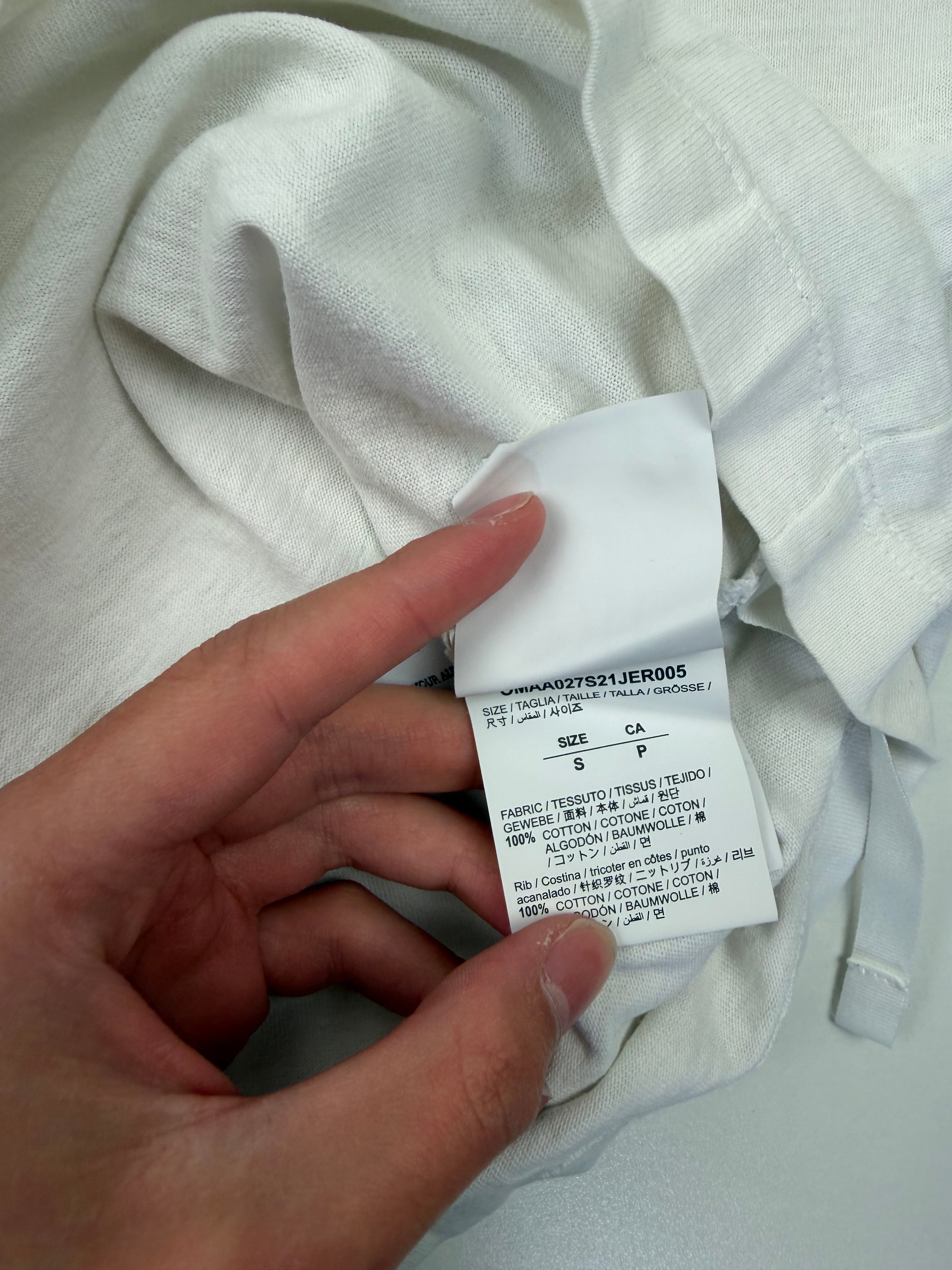 T-shirt Off-White “Spray Marker” – Taille S – Blanc / Noir