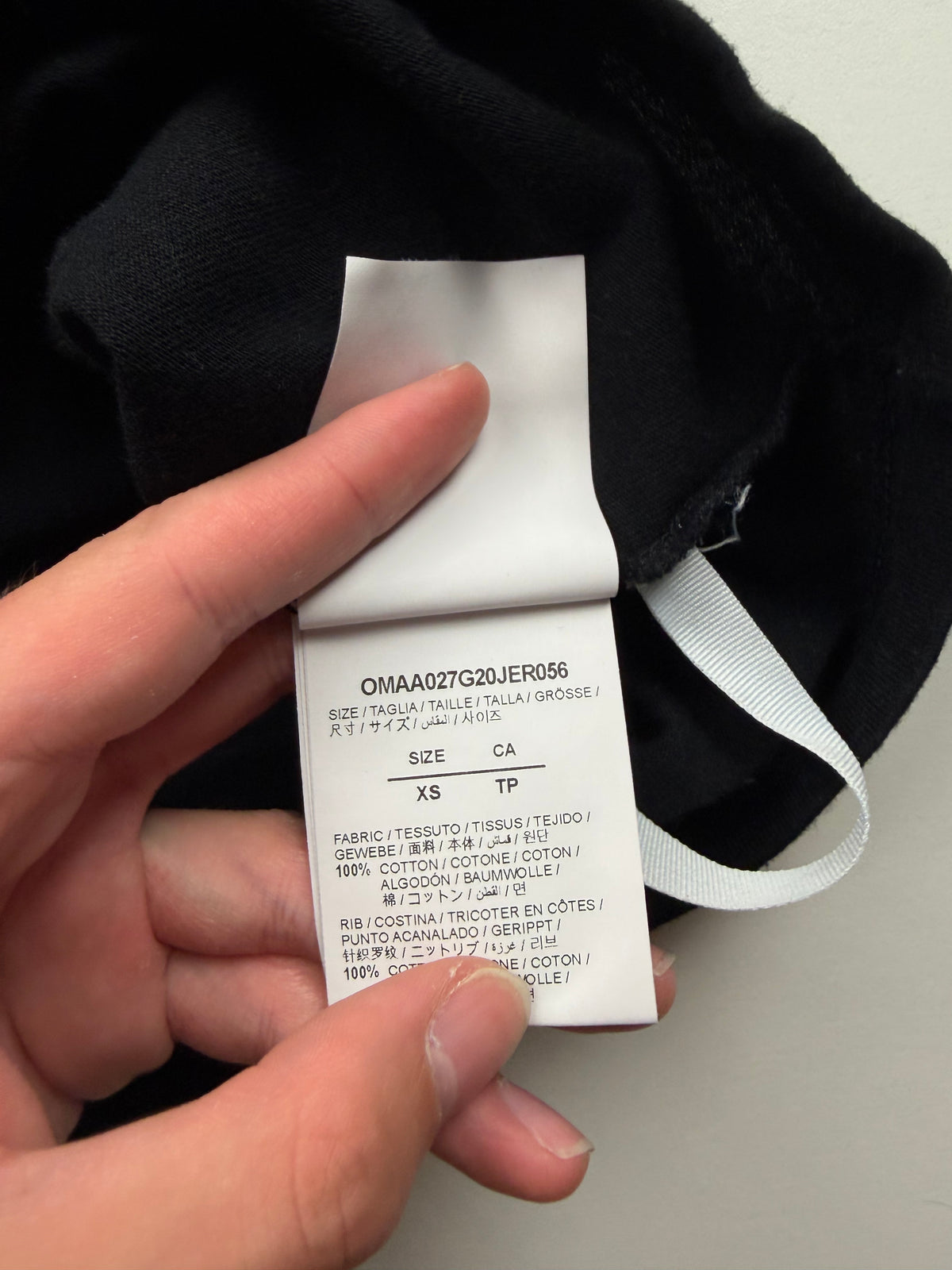 T-Shirt Off-White « 3D Arrows » – Taille XS – Noir