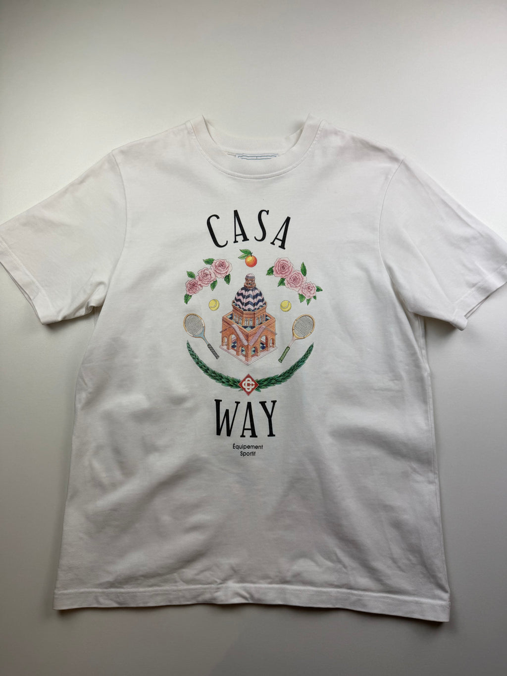 T-Shirt Casablanca « Casa Way » – Taille S – Blanc