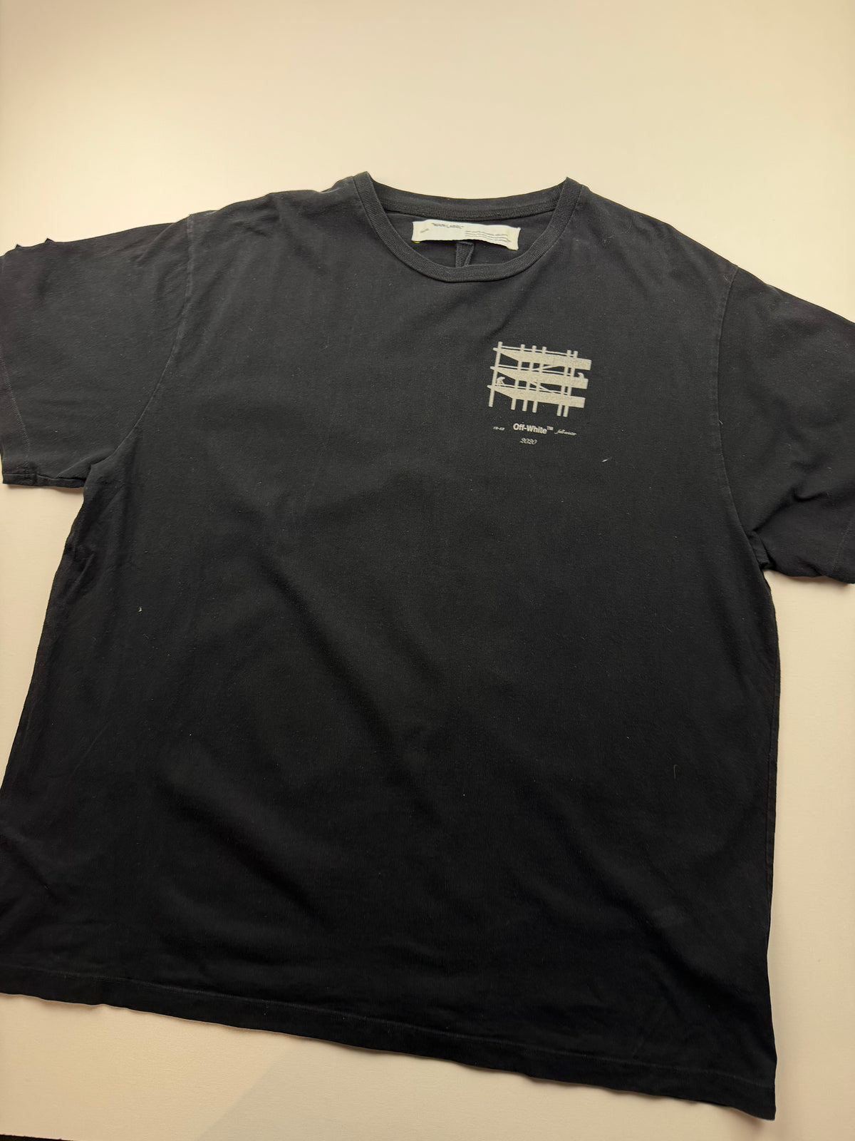 T-Shirt Off-White «Scaffolding Arrows» – Taille L – Noir