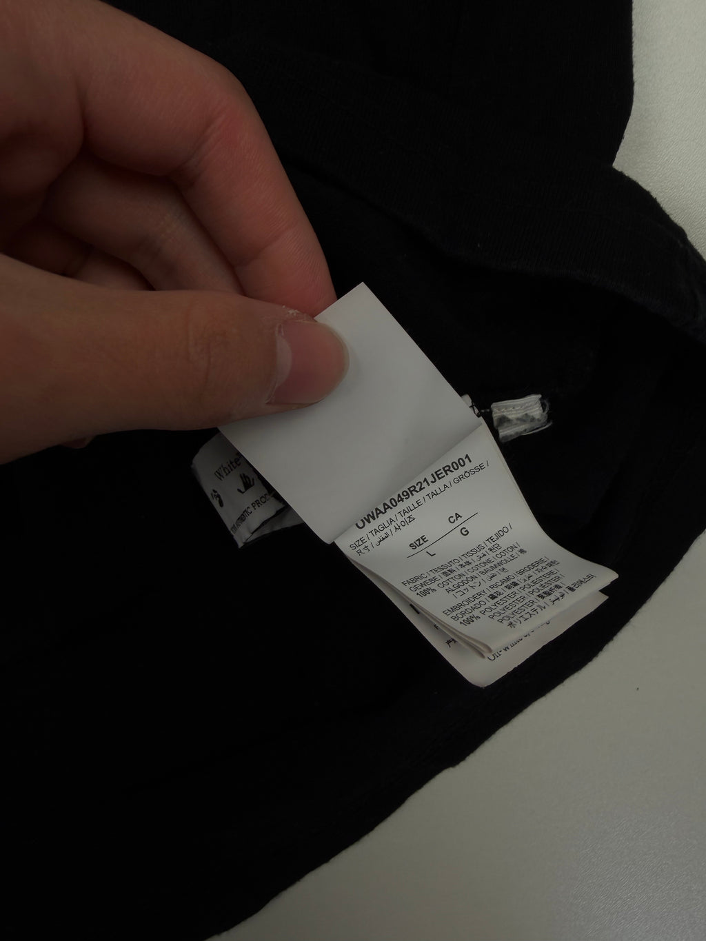 T-shirt Off-White “Liquid Melt Arrows” – Taille L – Noir