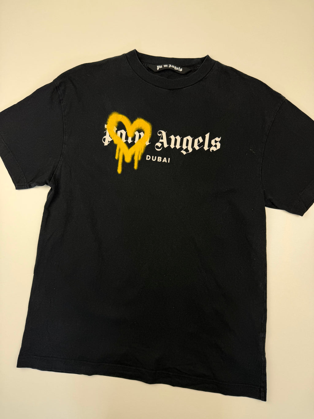 T-shirt Palm Angels “Heart Dubai” – Taille XL – Noir