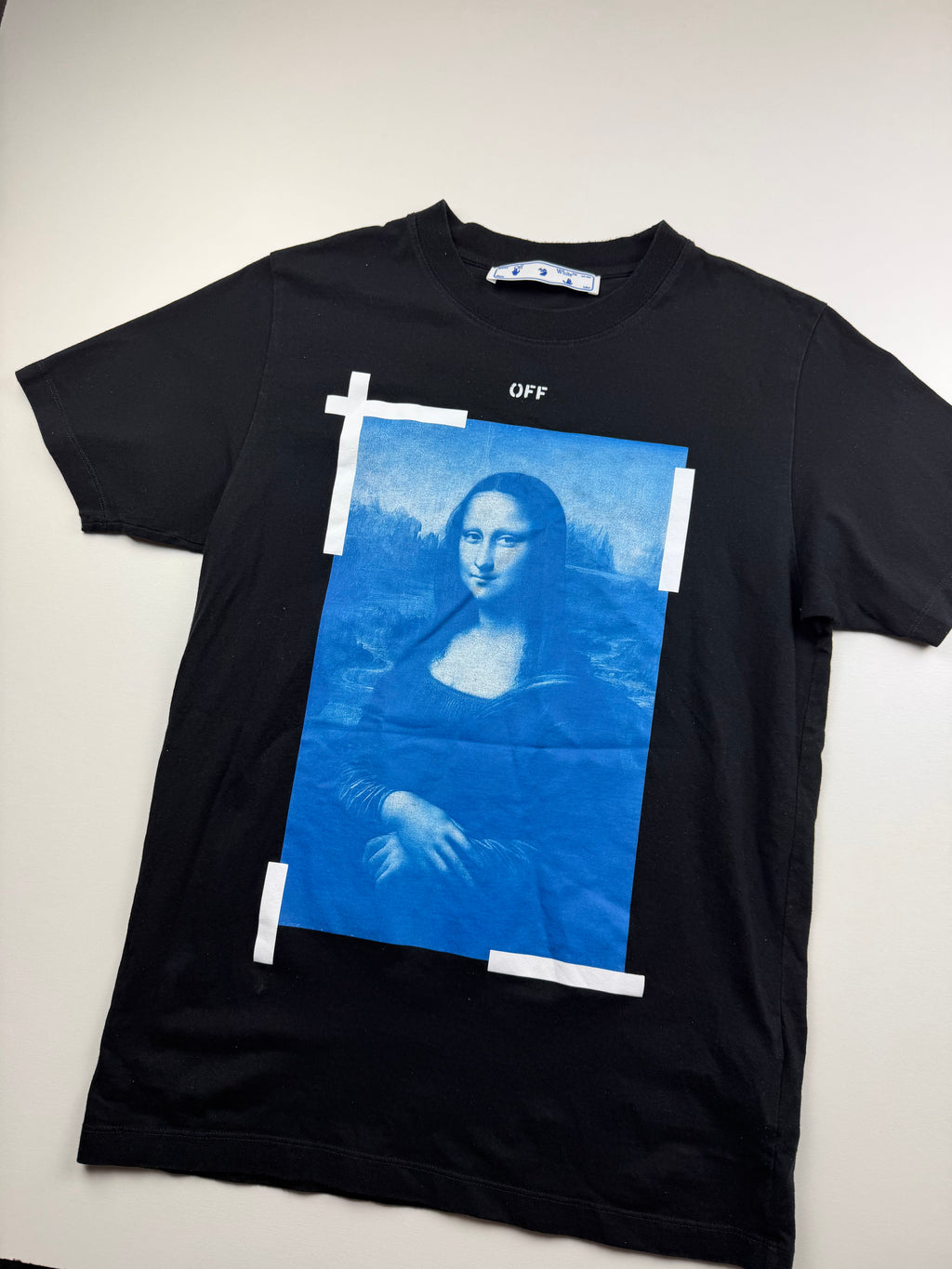 T-Shirt Off-White « Mona Lisa » – Taille M – Noir