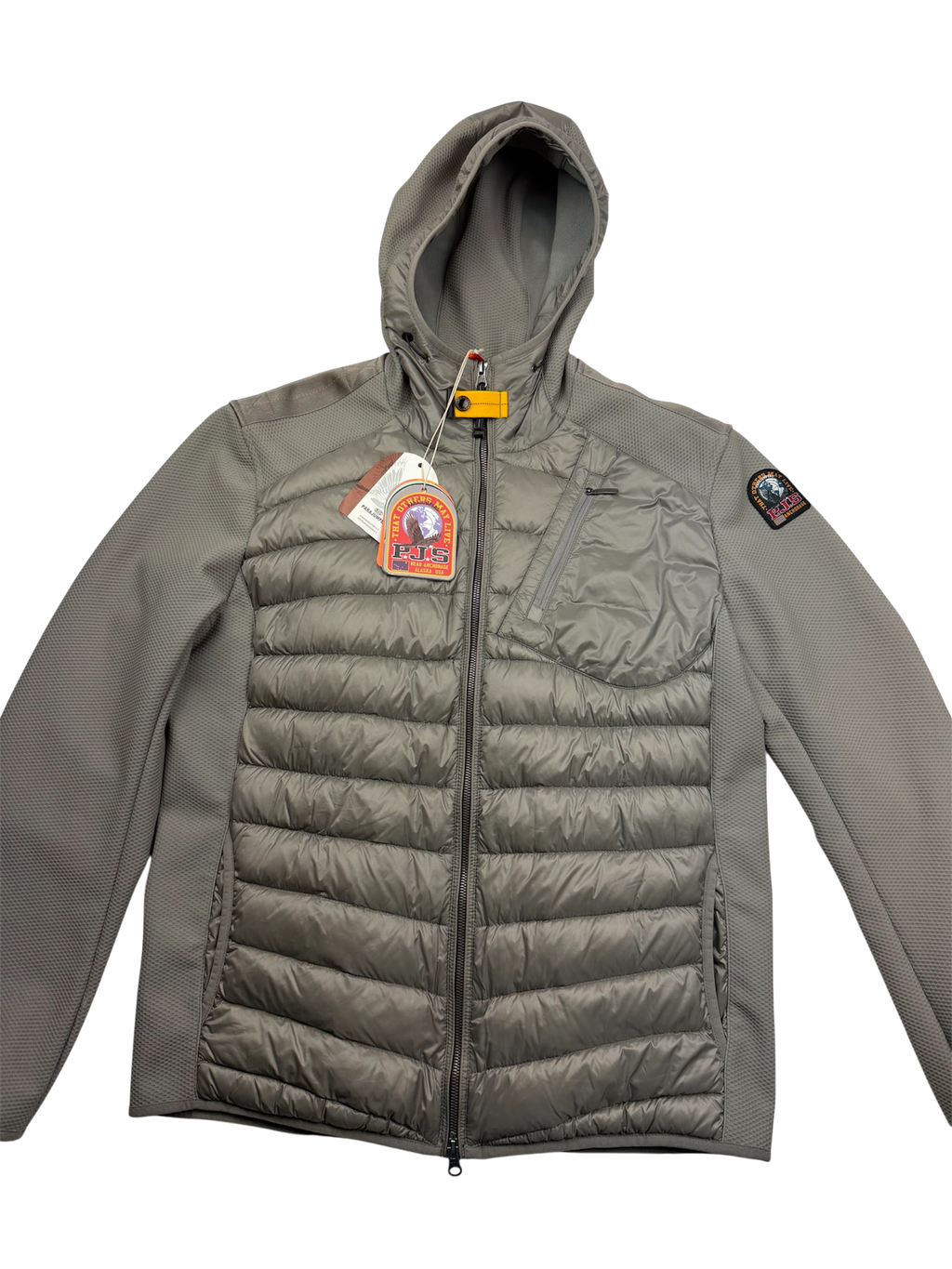 Veste Parajumpers Nolan – Taille XL – Coloris Nowhere (Gris Clair / Beige)