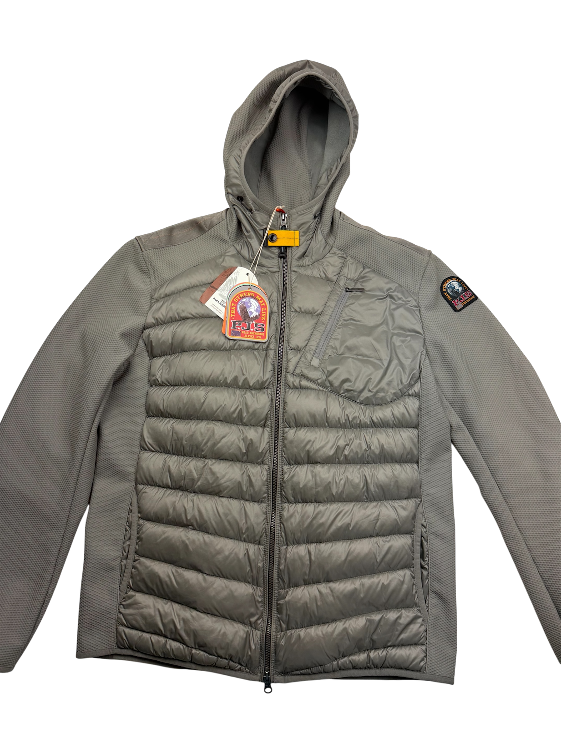 Veste Parajumpers Nolan – Taille XL – Coloris Nowhere (Gris Clair / Beige)