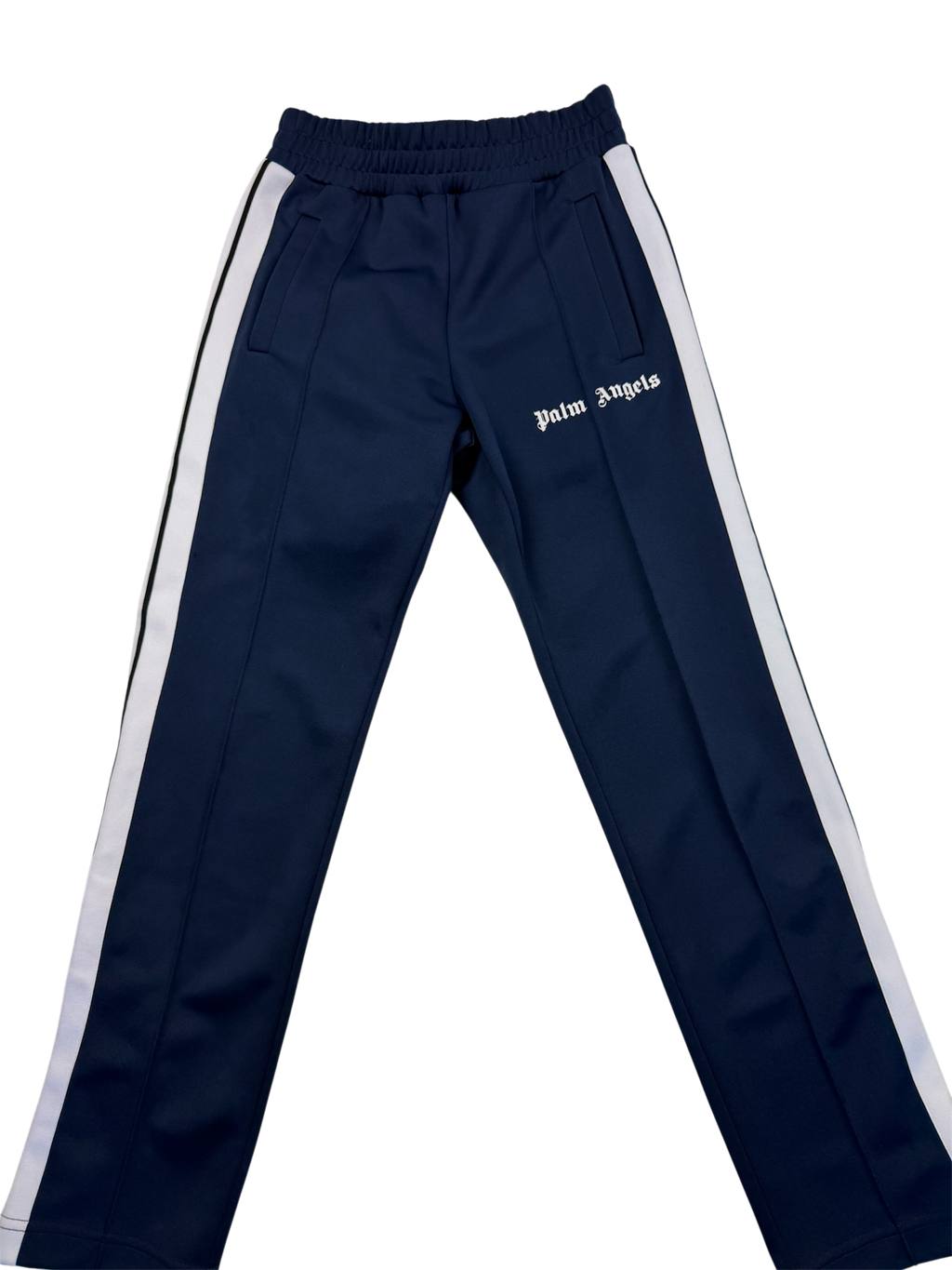 Jogging Palm Angels – Taille XS – Bleu Marine avec Bandes Blanches